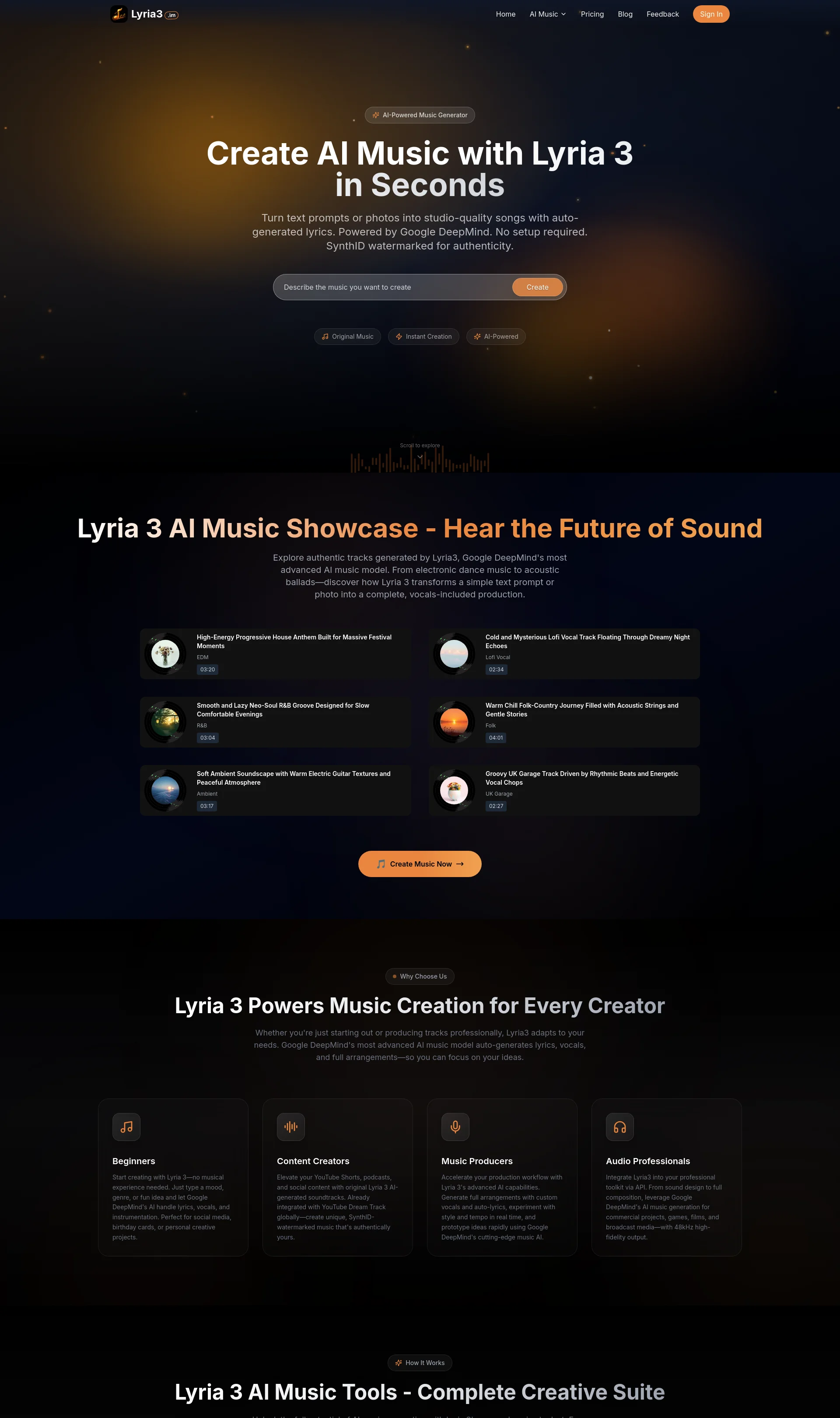 Create original music in seconds with AI, no instruments or experience needed