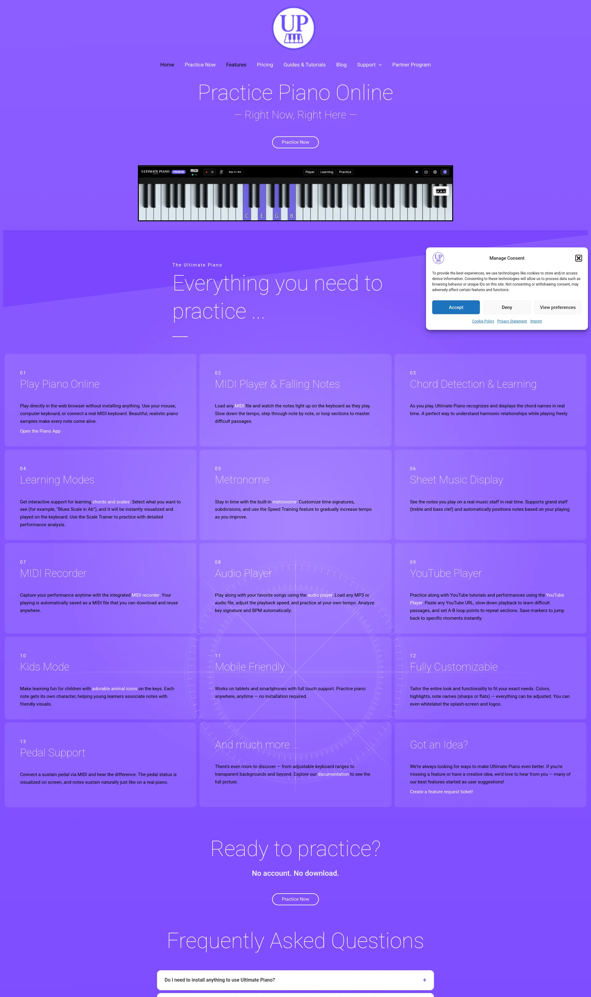Learn Piano Chords and Scales Online