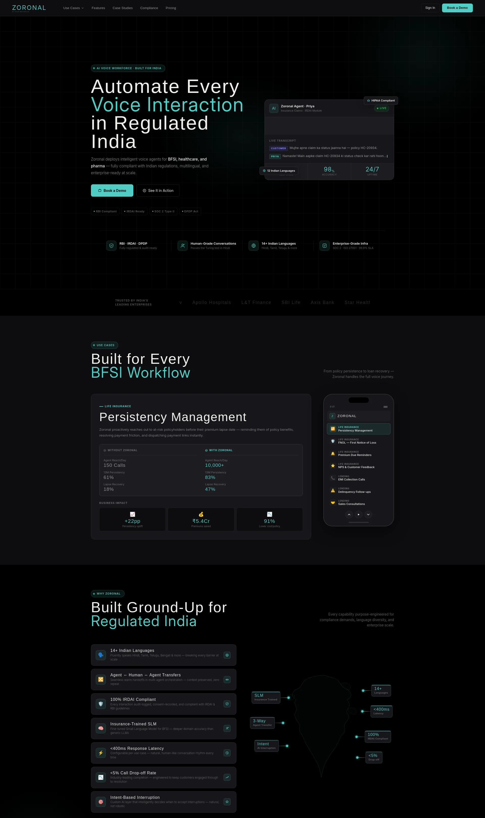 AI Voice Workforce for India's regulated industries — BFSI, healthcare, and pharma