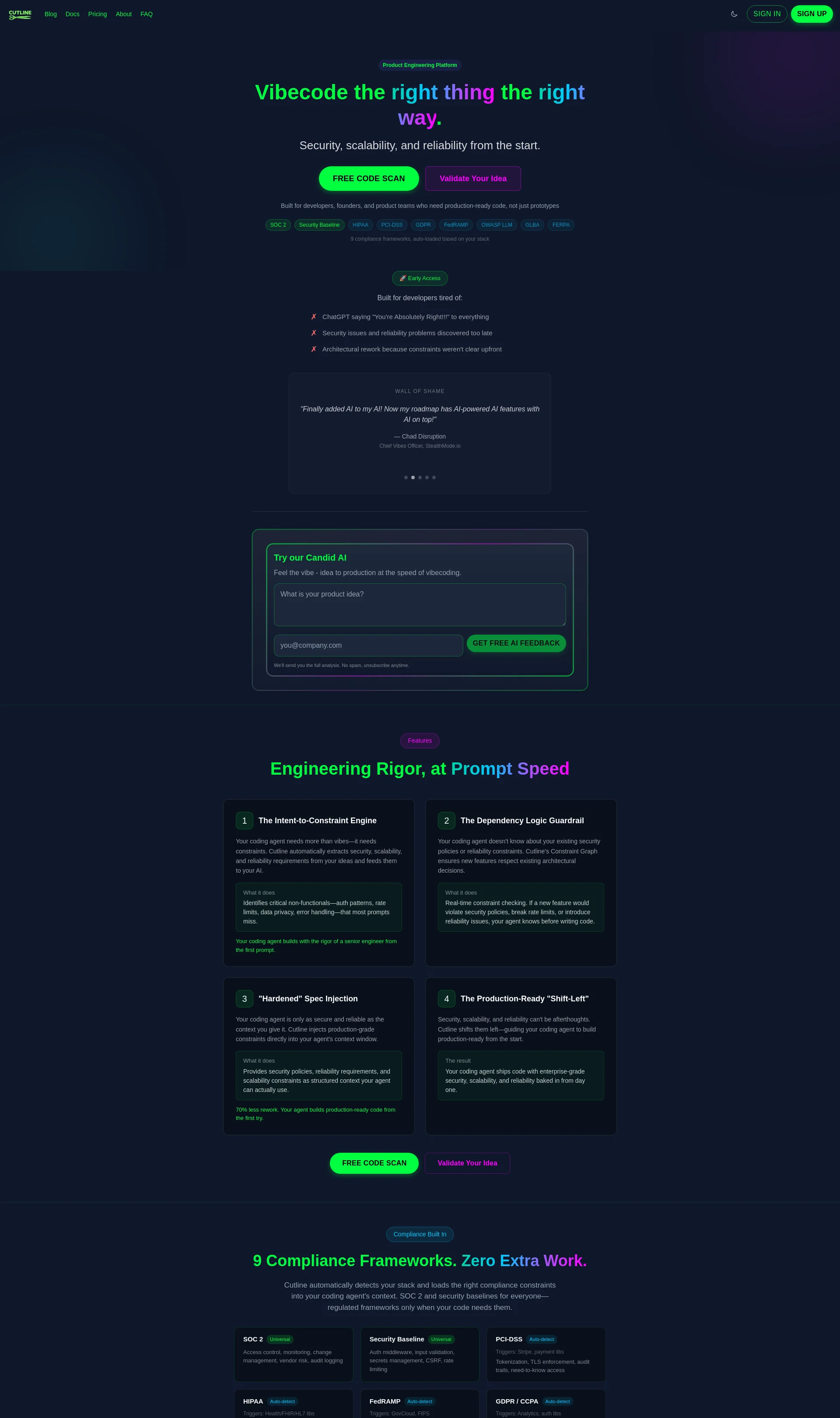 AI Engineering Rigor for Safe Vibecoding