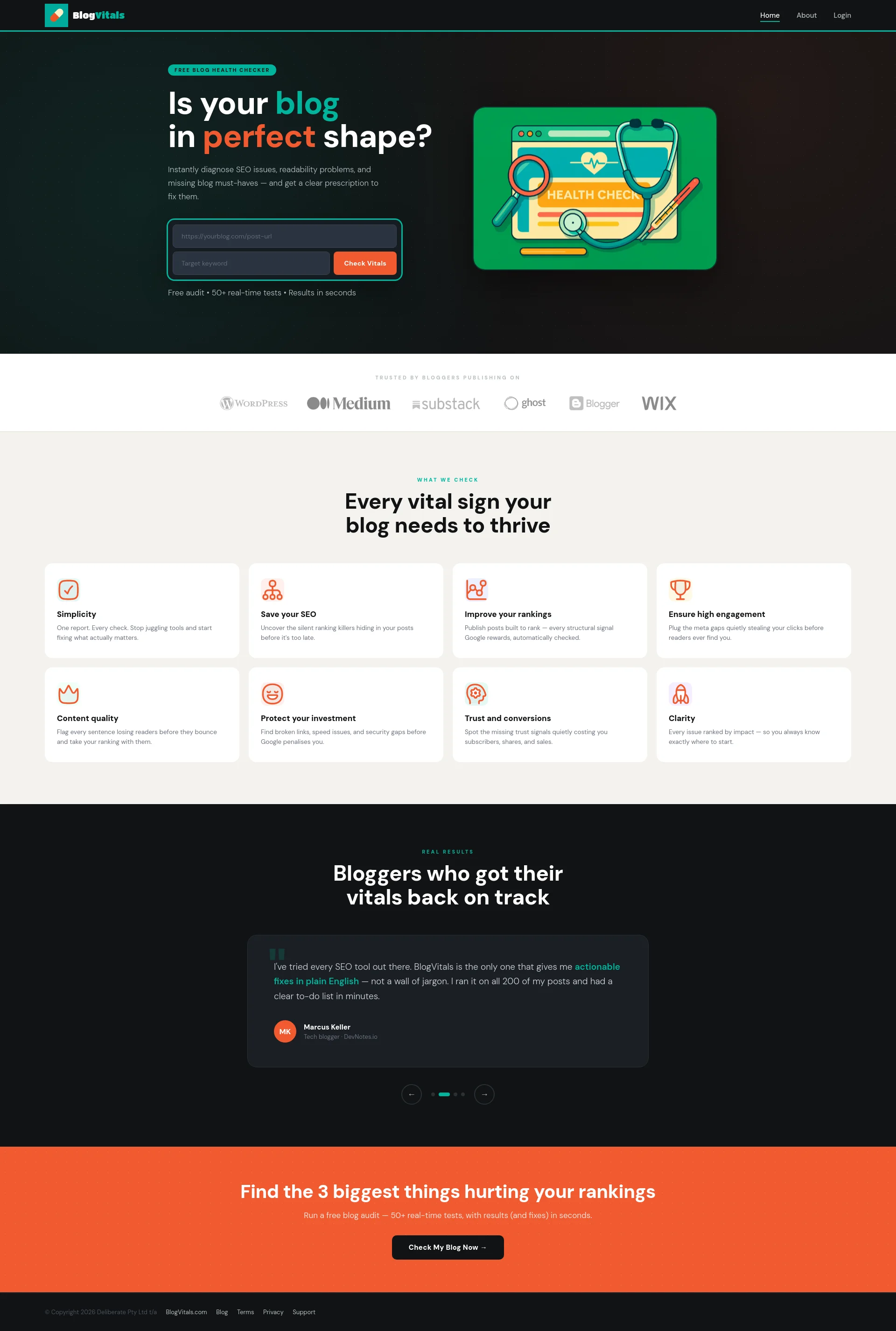 Free Blog Audit & SEO Audit Tool