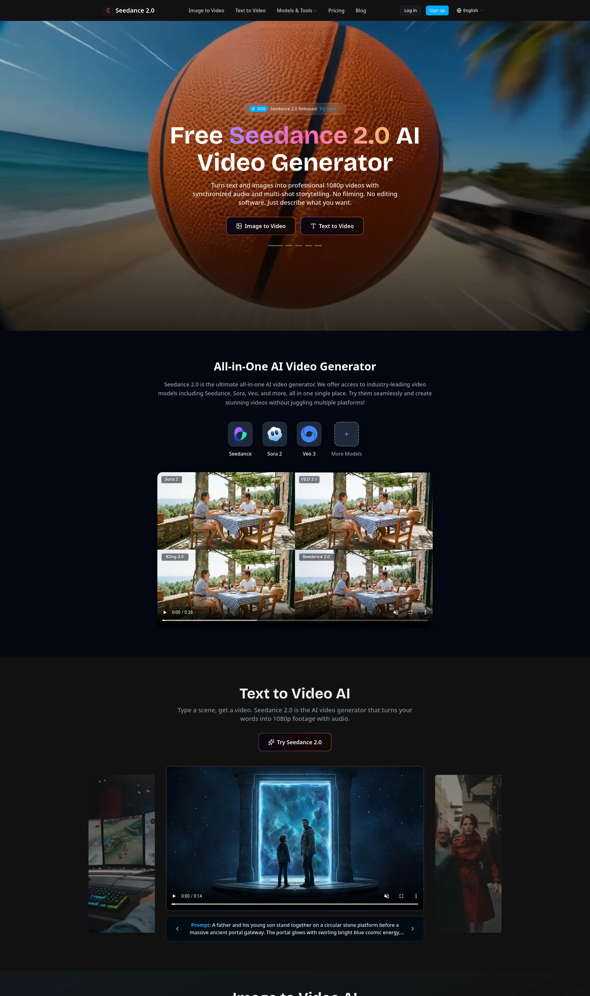 Free AI Video Generator for text-to-video, image-to-video, and video editing