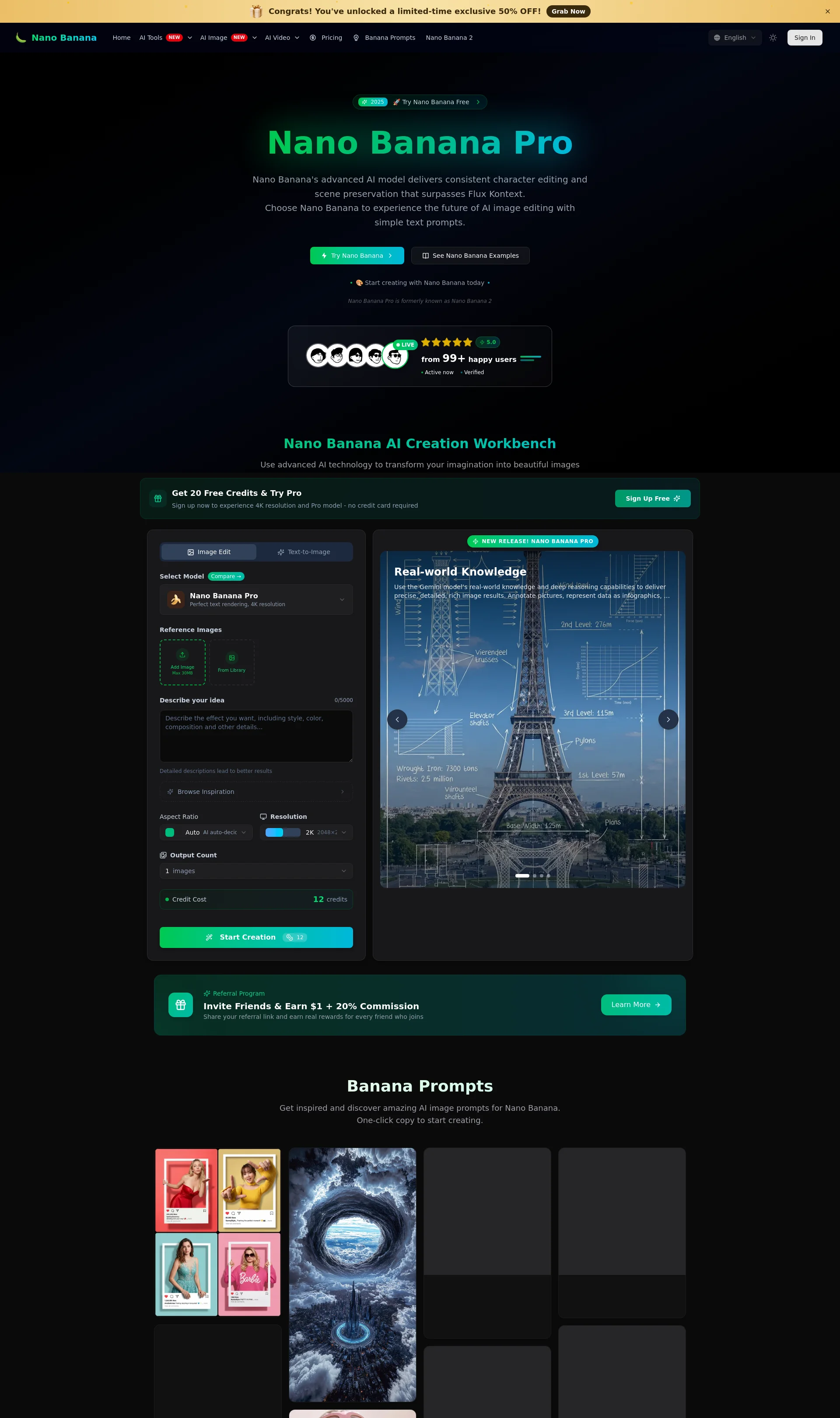 AI Image Generator Edit image with chat