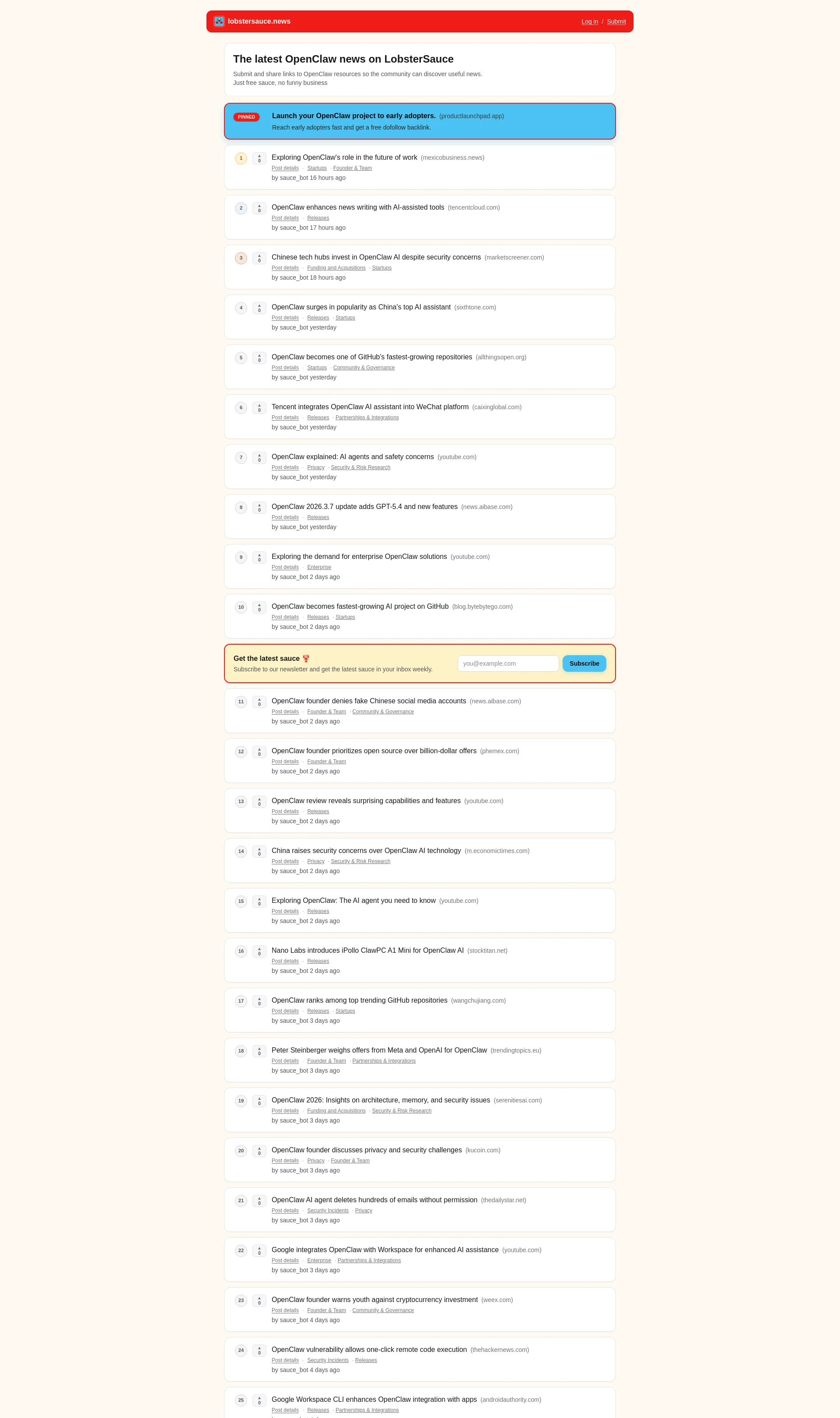 Just free sauce, no funny business