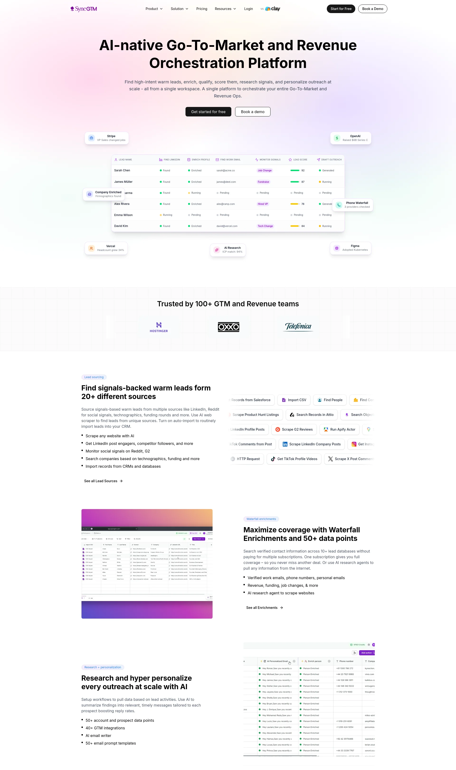 AI Revenue and GTM Automation Platform