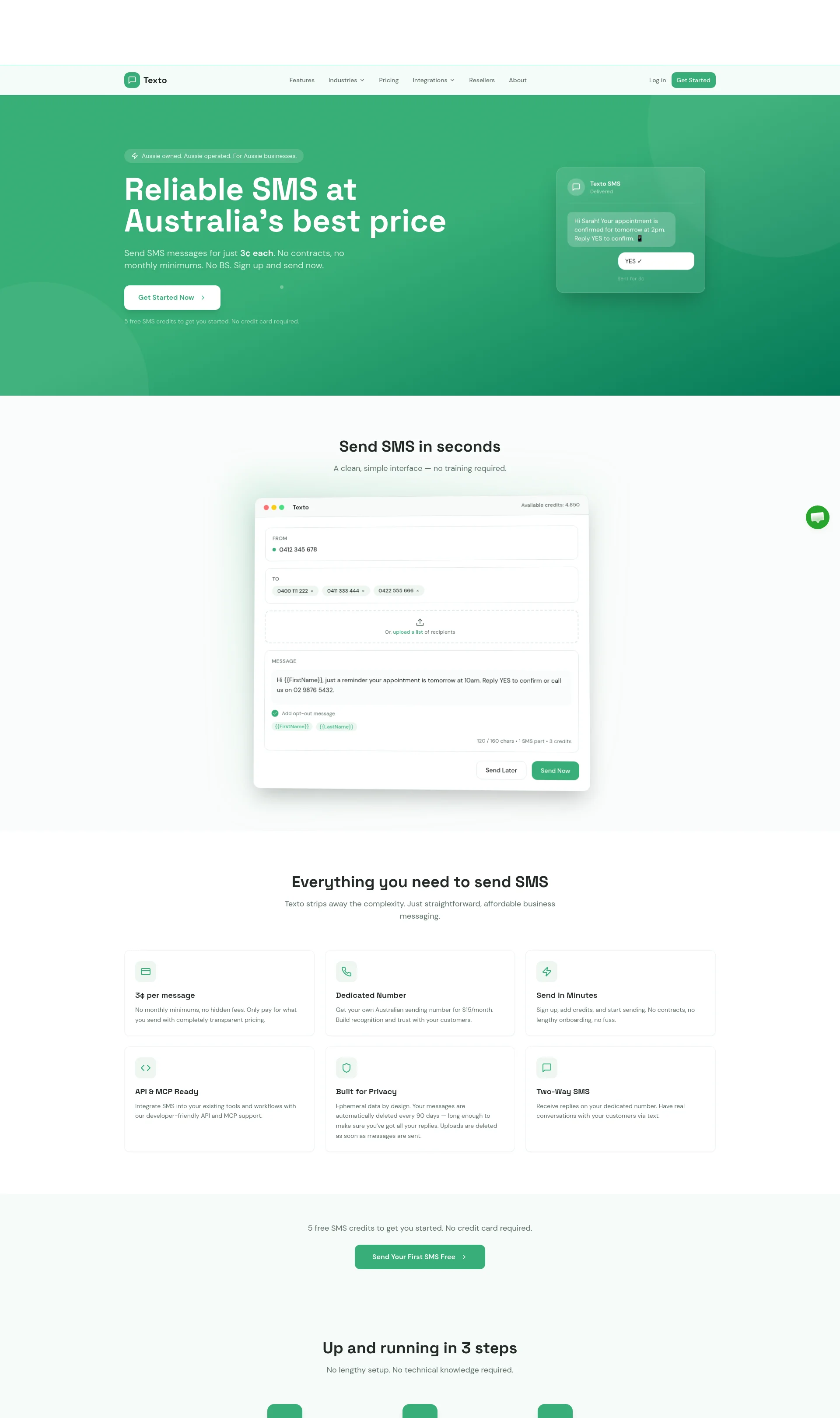 Reliable SMS at Australia's best price