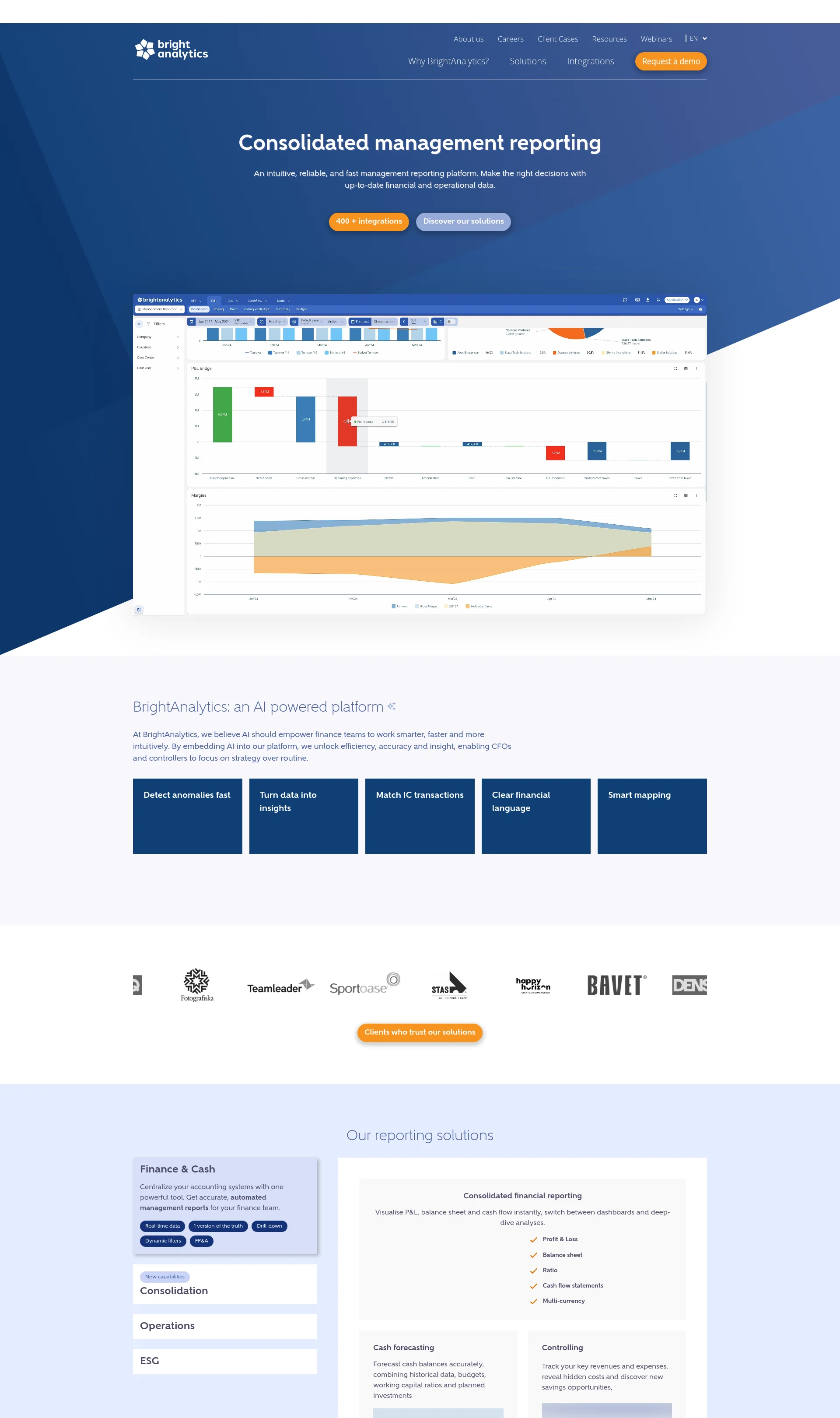 Consolidated management reporting