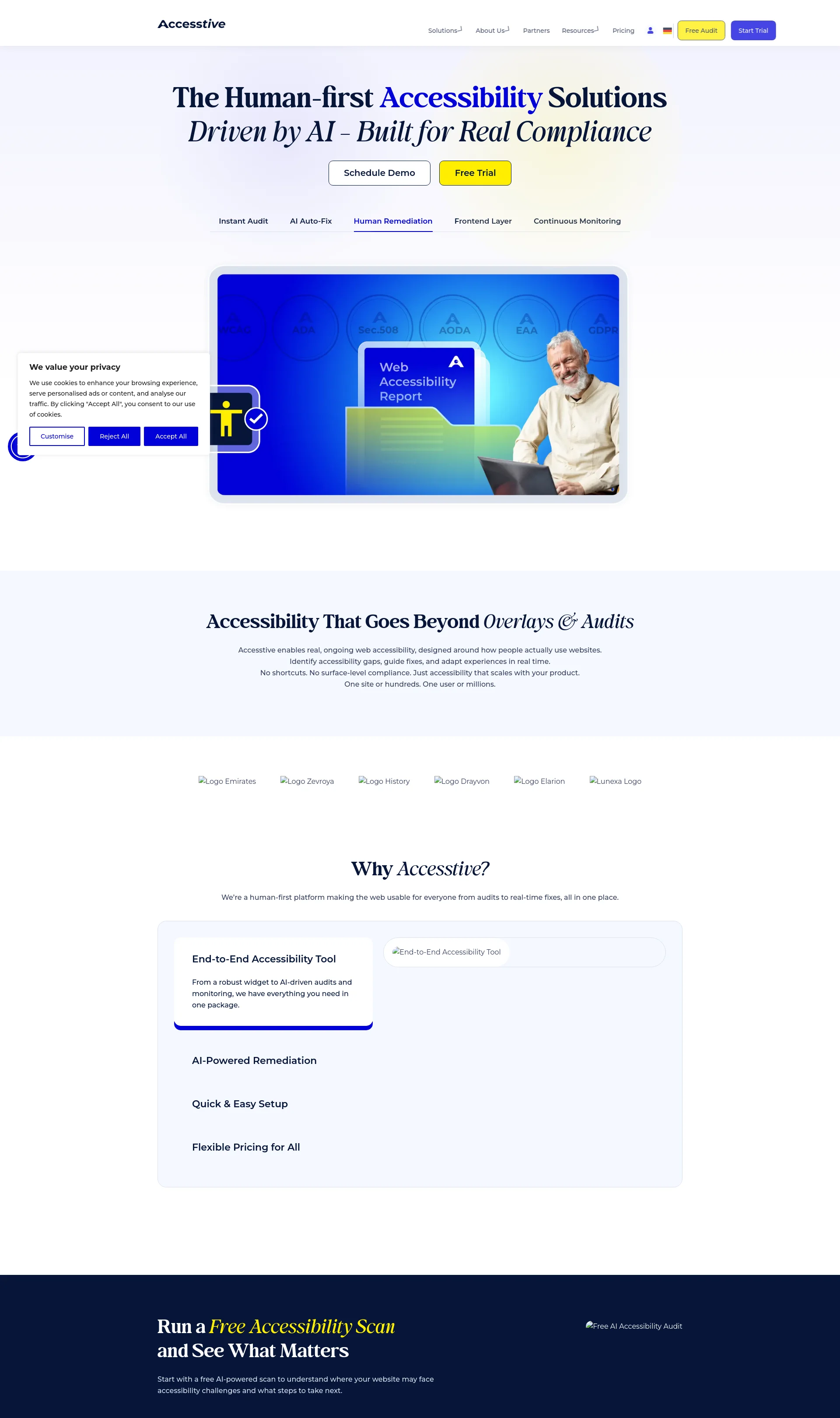 Human-First AI Web Accessibility & Compliance