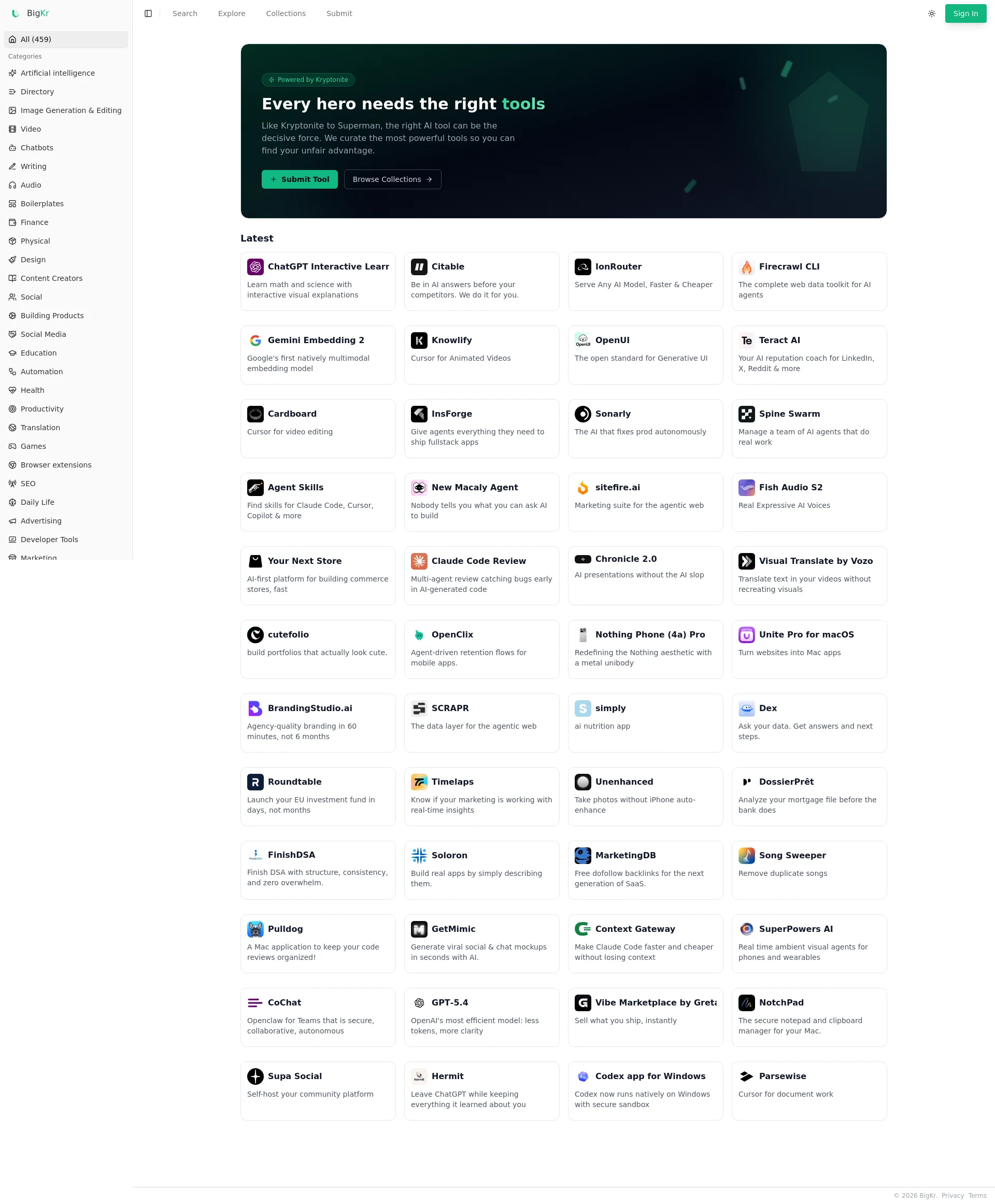 Find useful AI tools, SaaS, and product picks