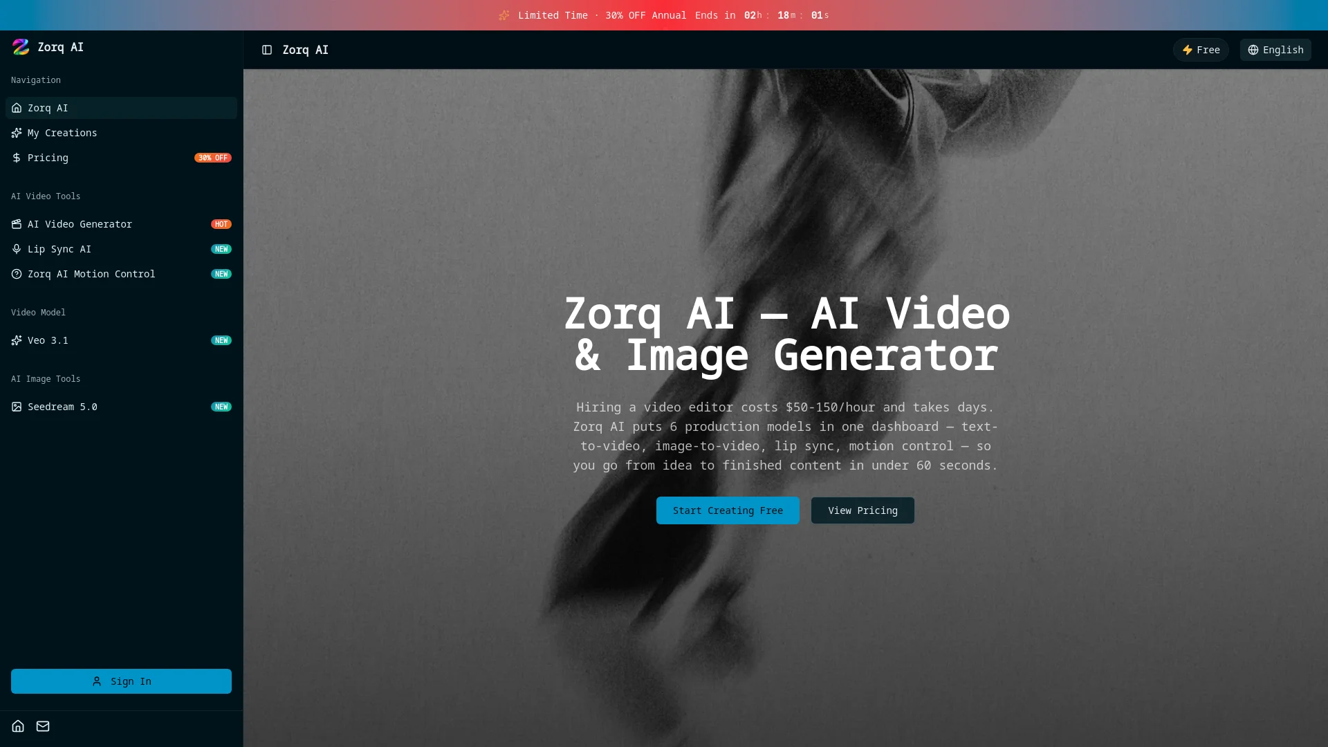Free AI Video & Image Generator