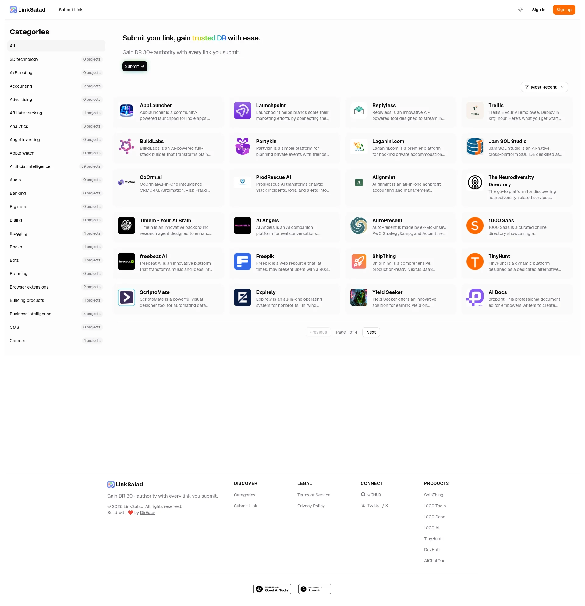 Submit your link, gain trusted DR with ease