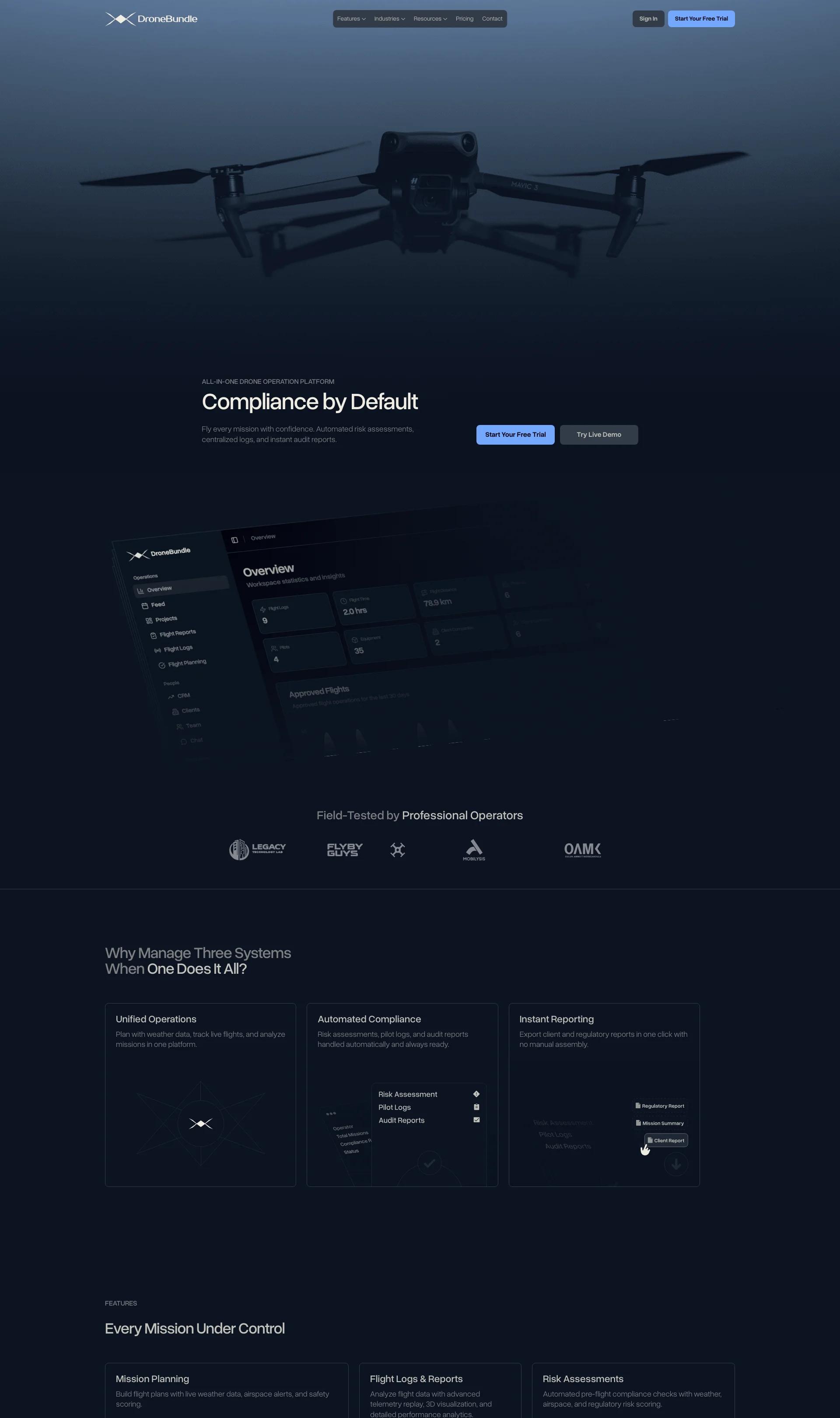 All-in-One Drone Operation Platform
