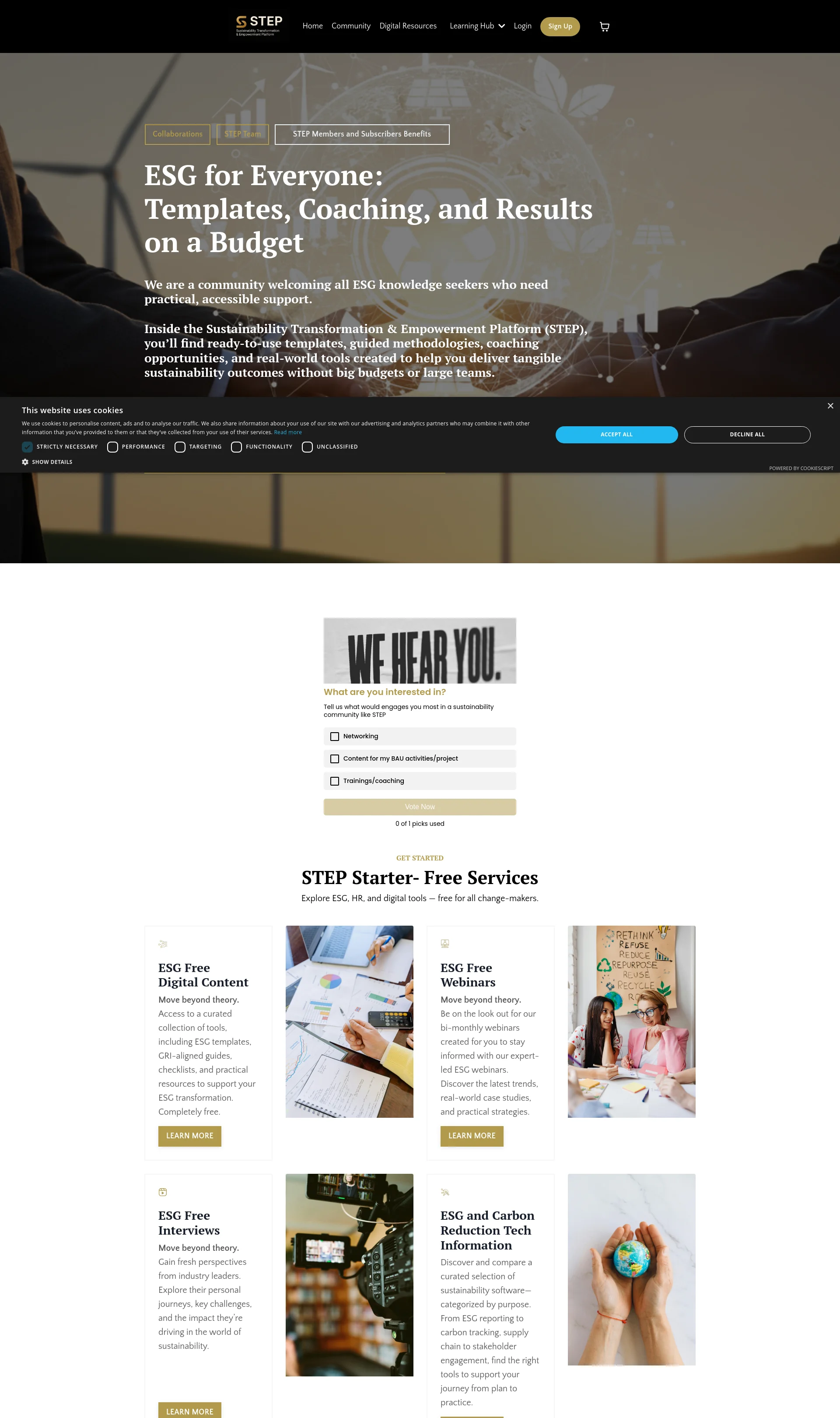 Sustainability Transformation & Empowerment Platform