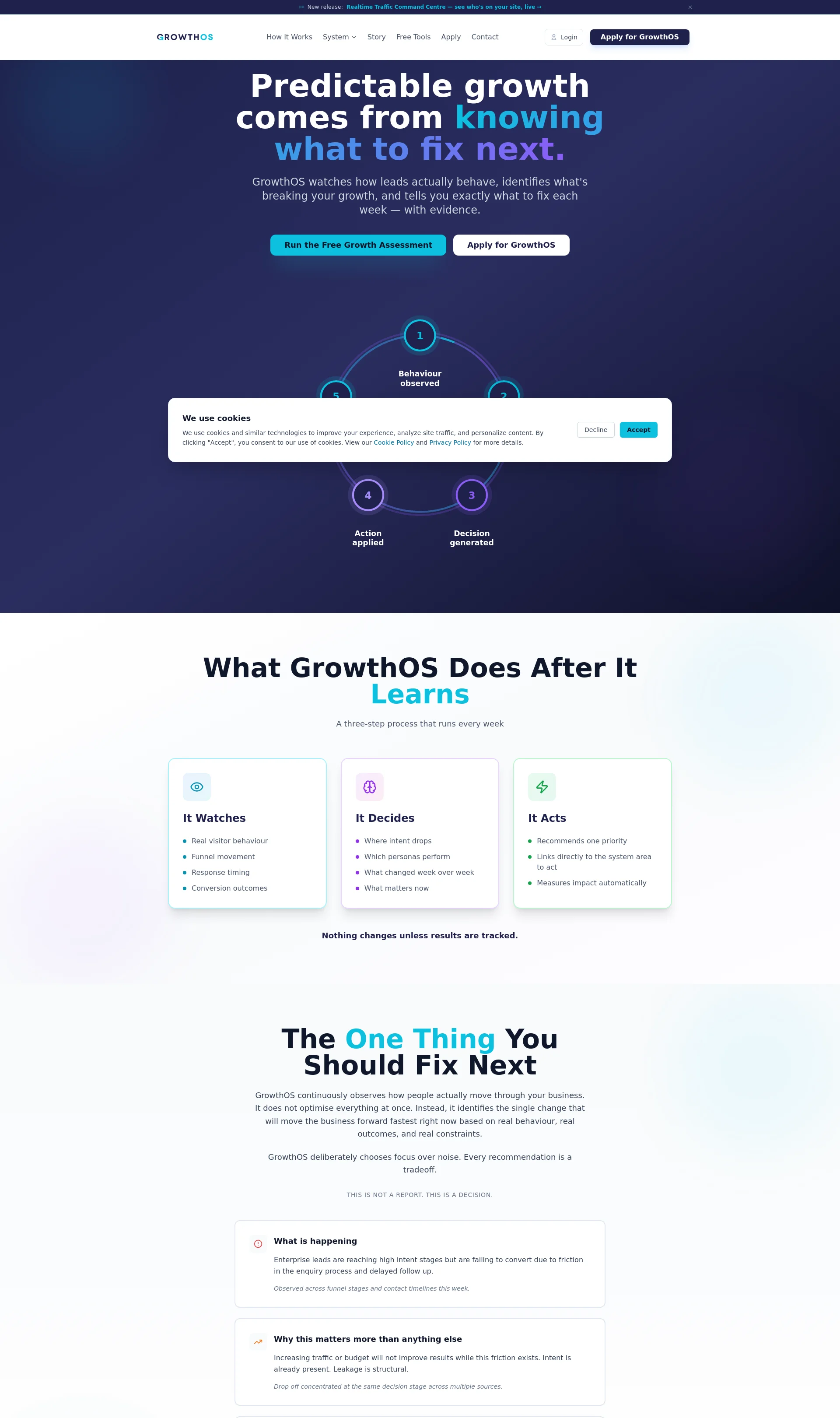 Predictable growth from knowing what to fix next