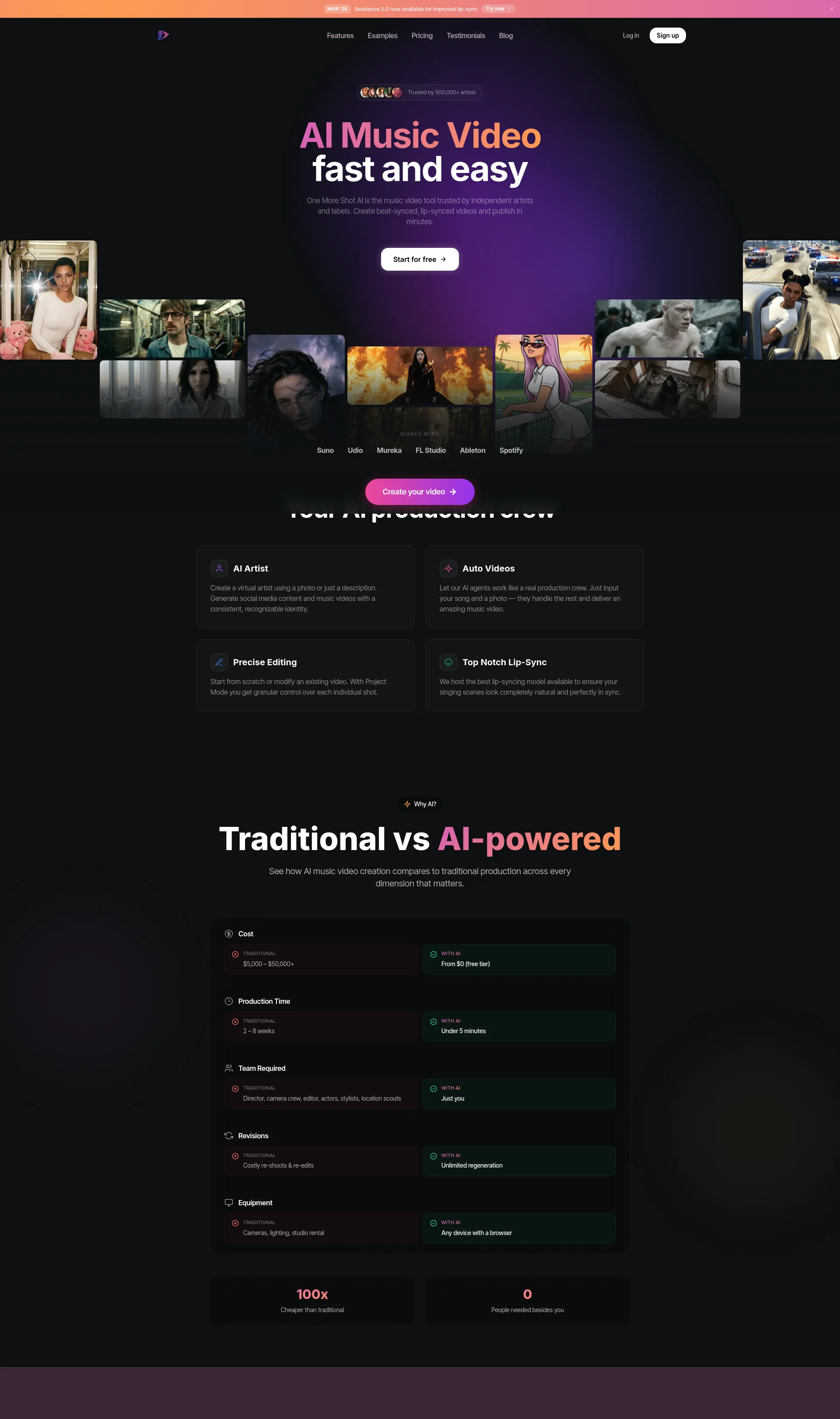 Free AI Music Video Generator (No Editing Needed)