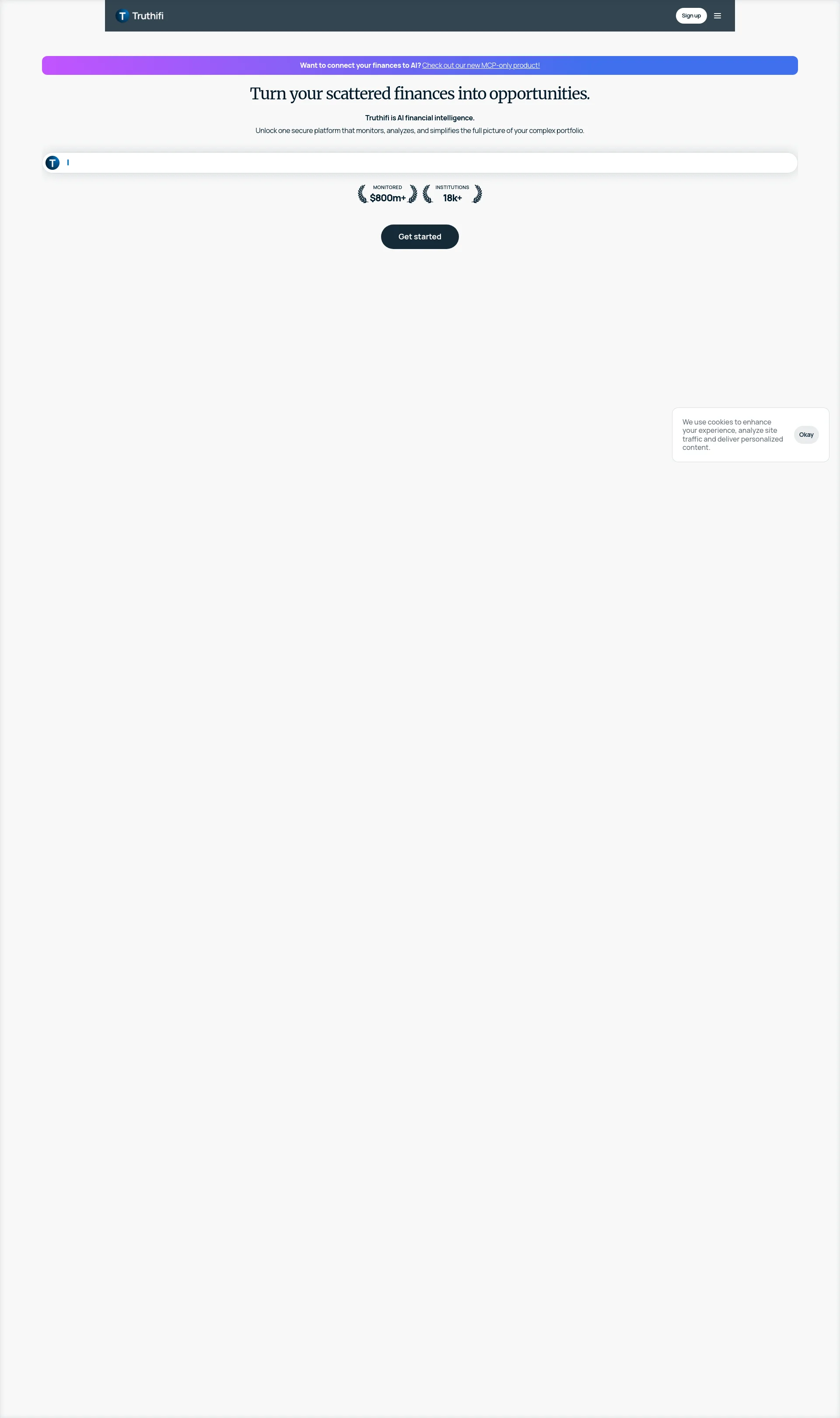 Independent wealth monitoring for a simple flat fee