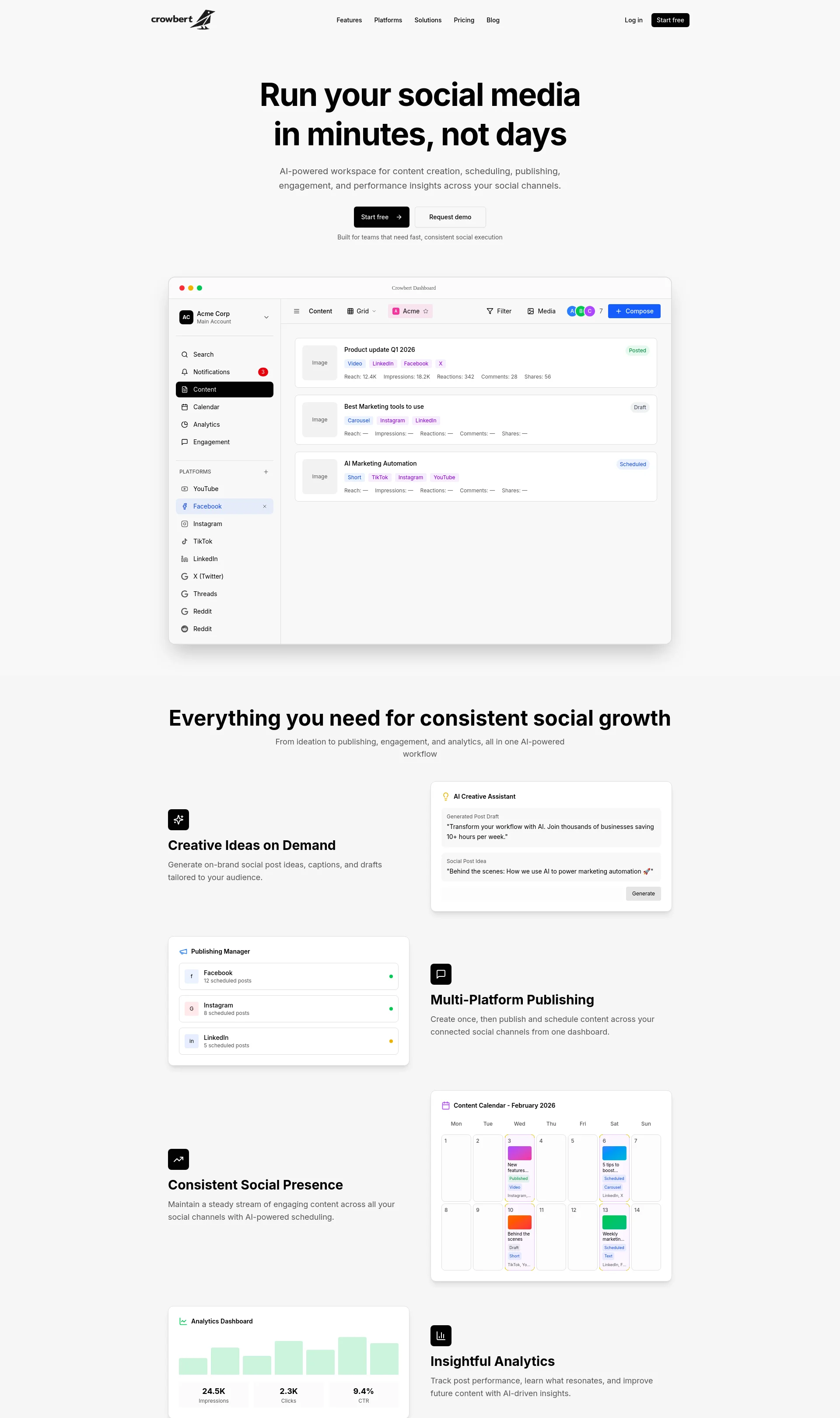 AI Social Media Assistant