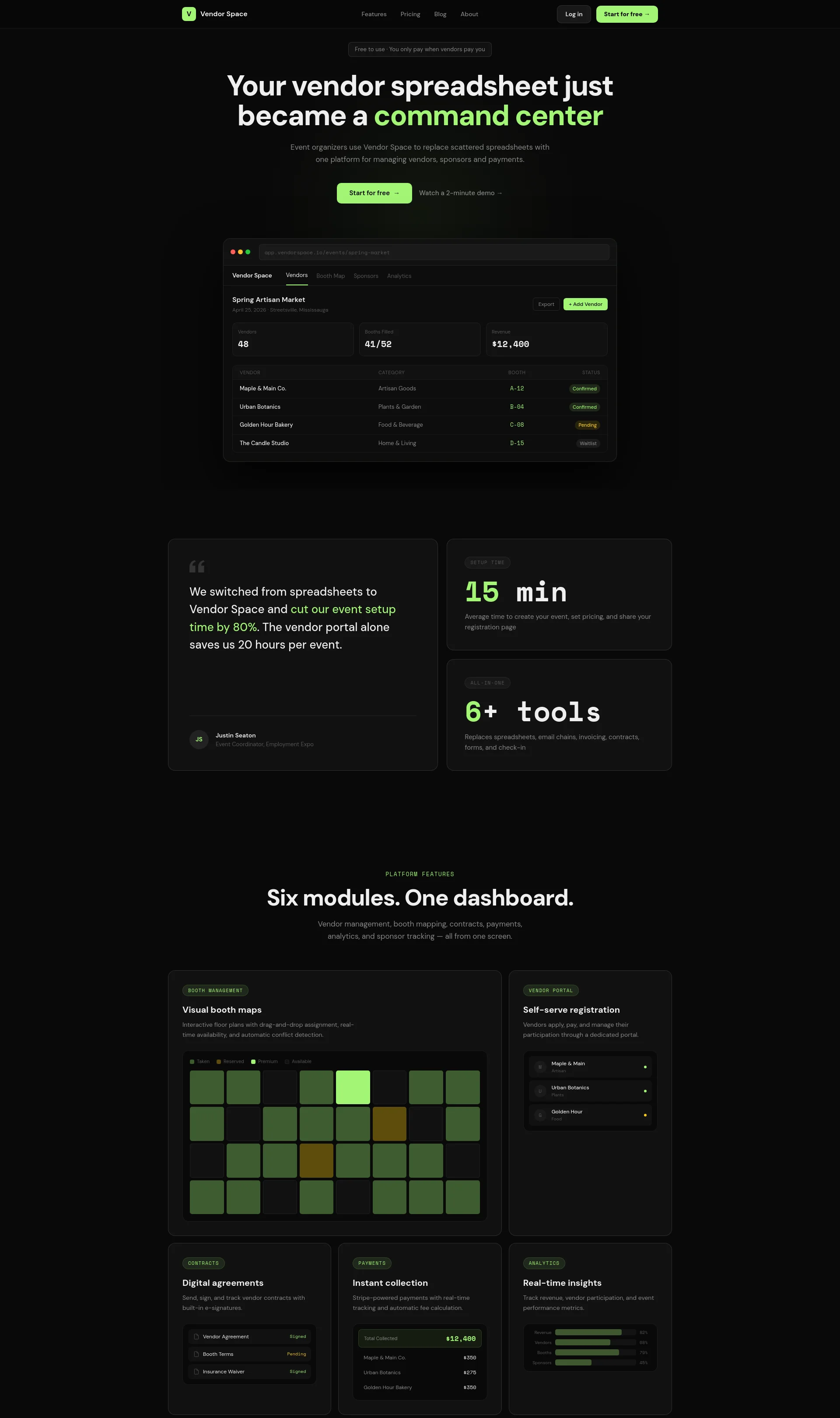 Vendor Management for Event Organizers