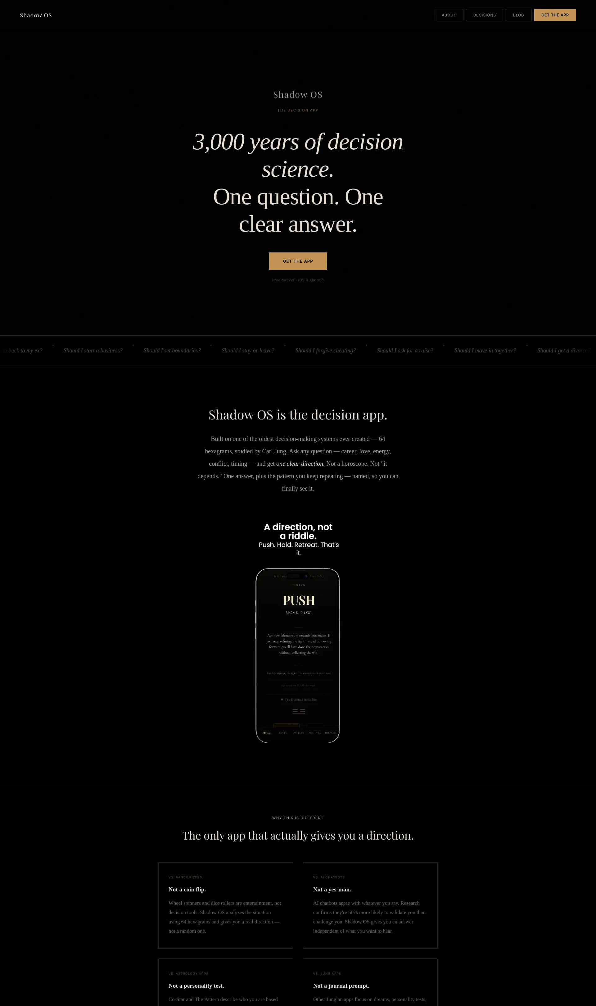 The Decision App: One Question, One Clear Answer