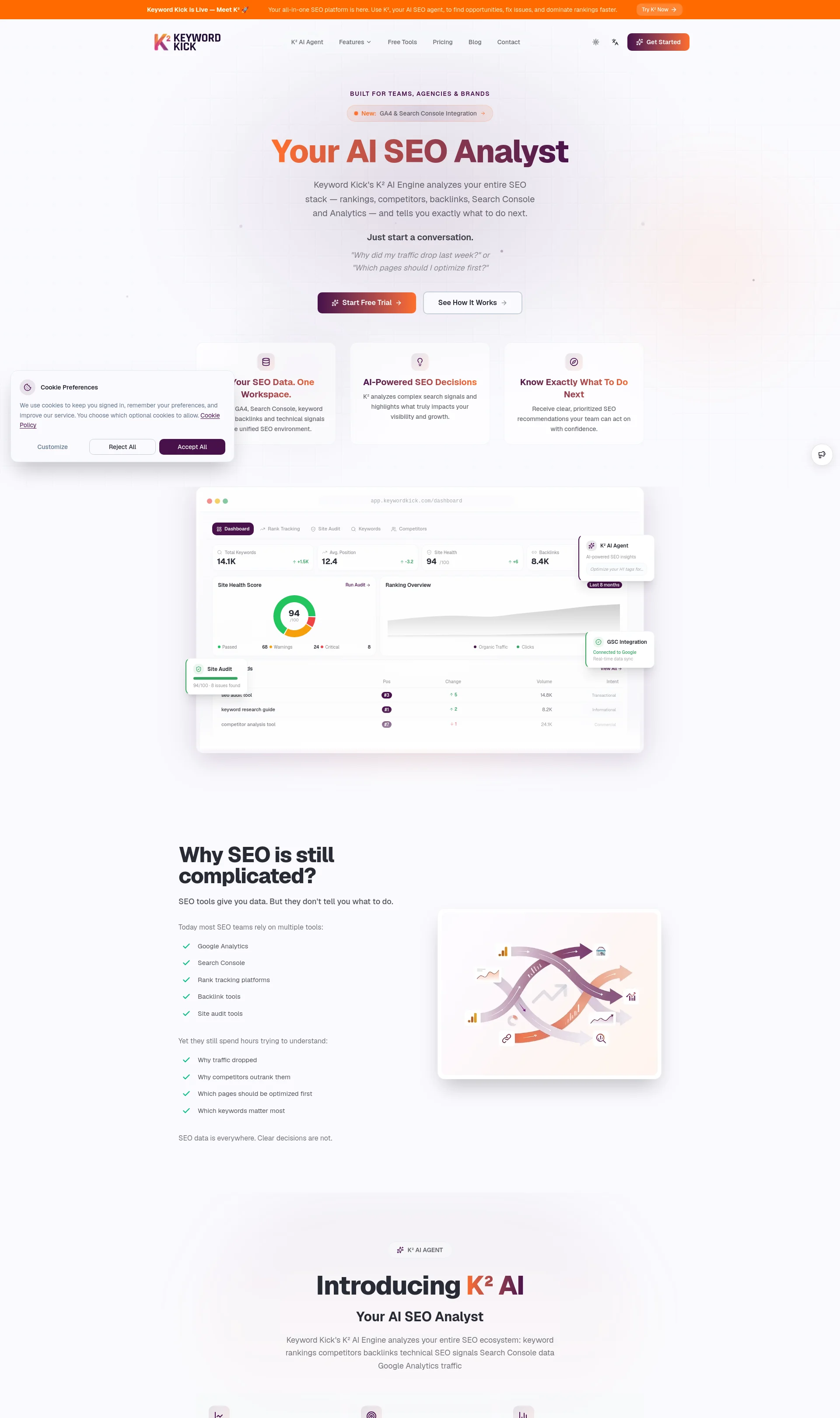 AI SEO Agent for Agencies & Teams