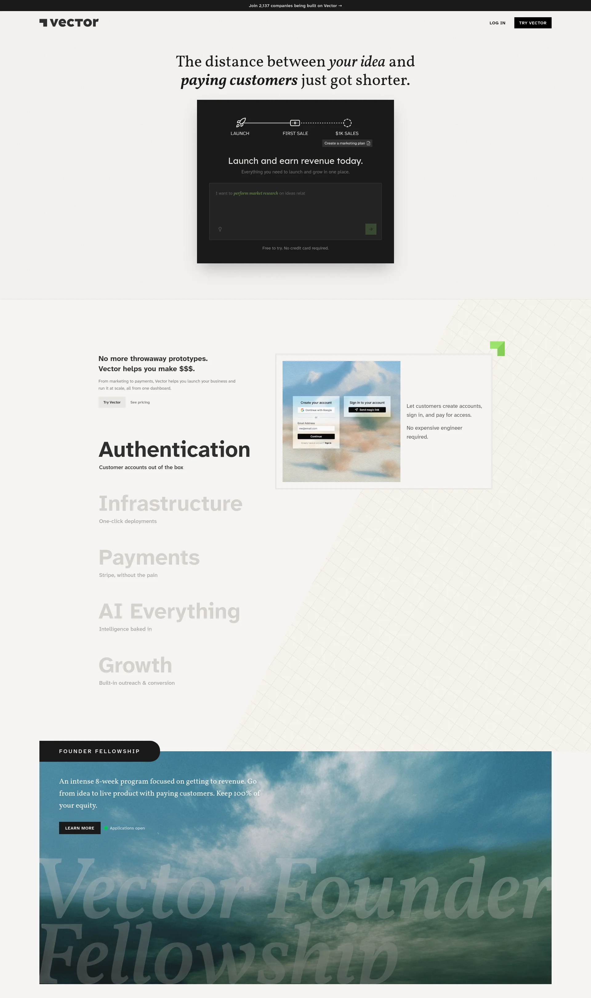 Turn ideas into live companies