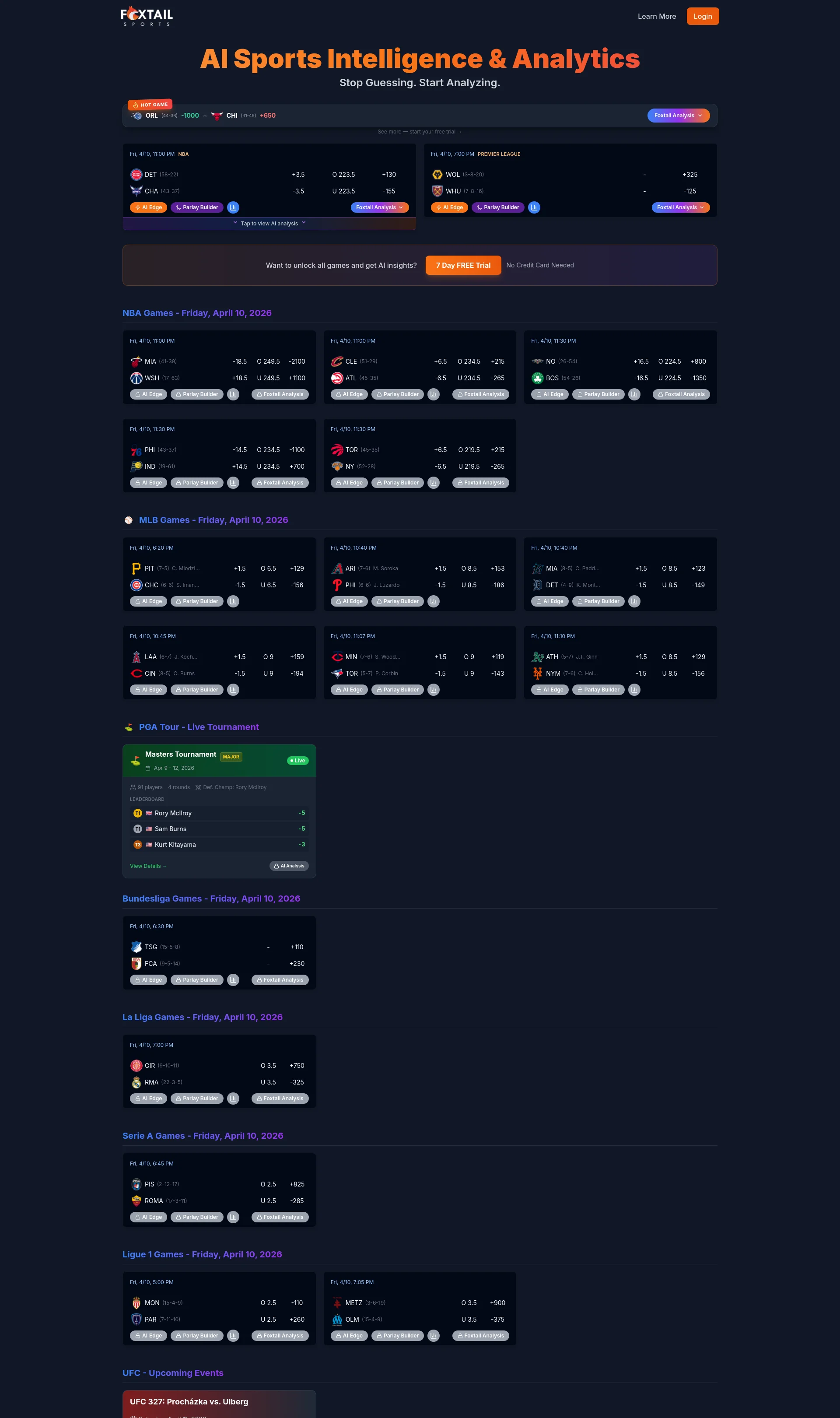 AI Sports Analytics, Statistics & Data Insights