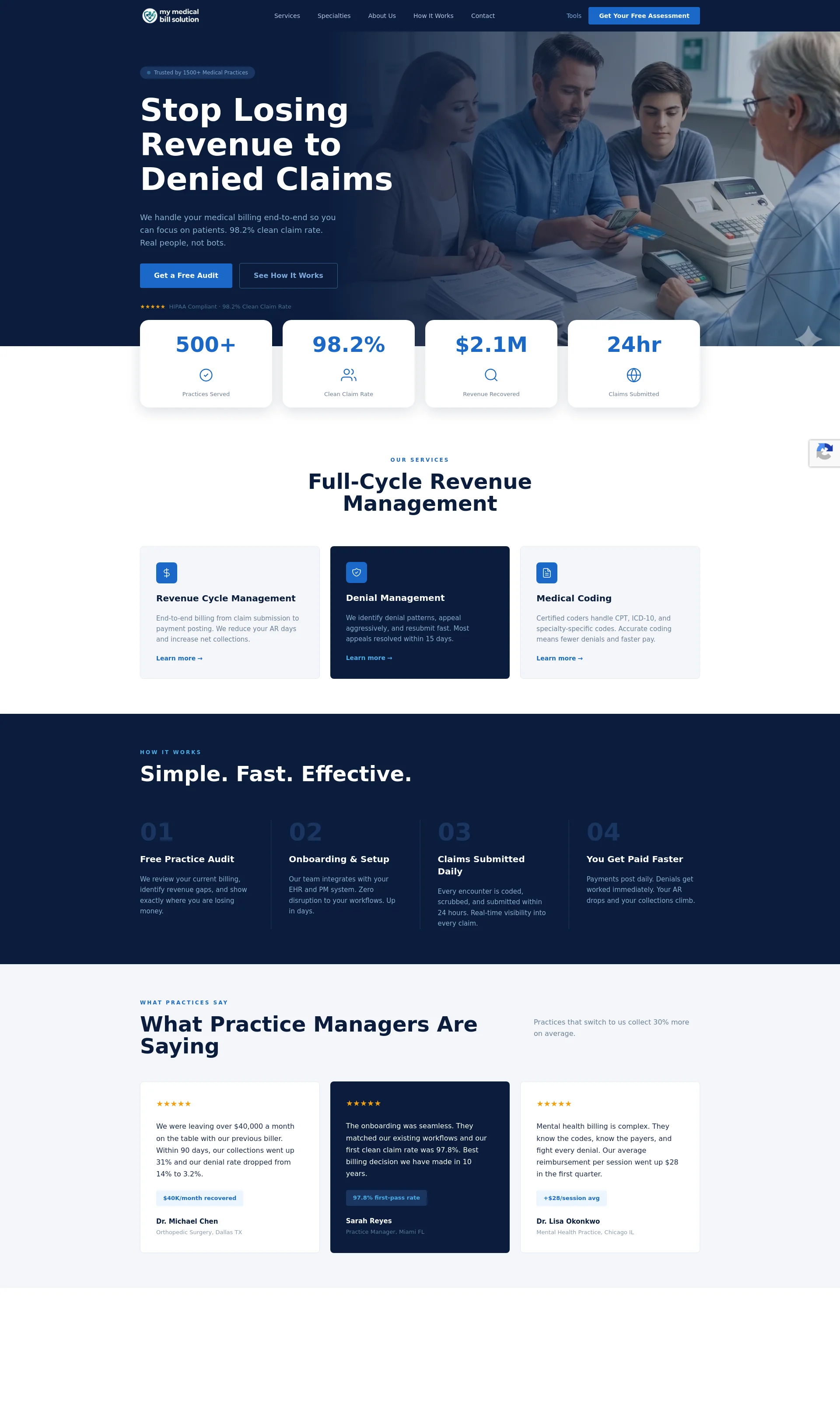 Fewer Denials, Faster Collections