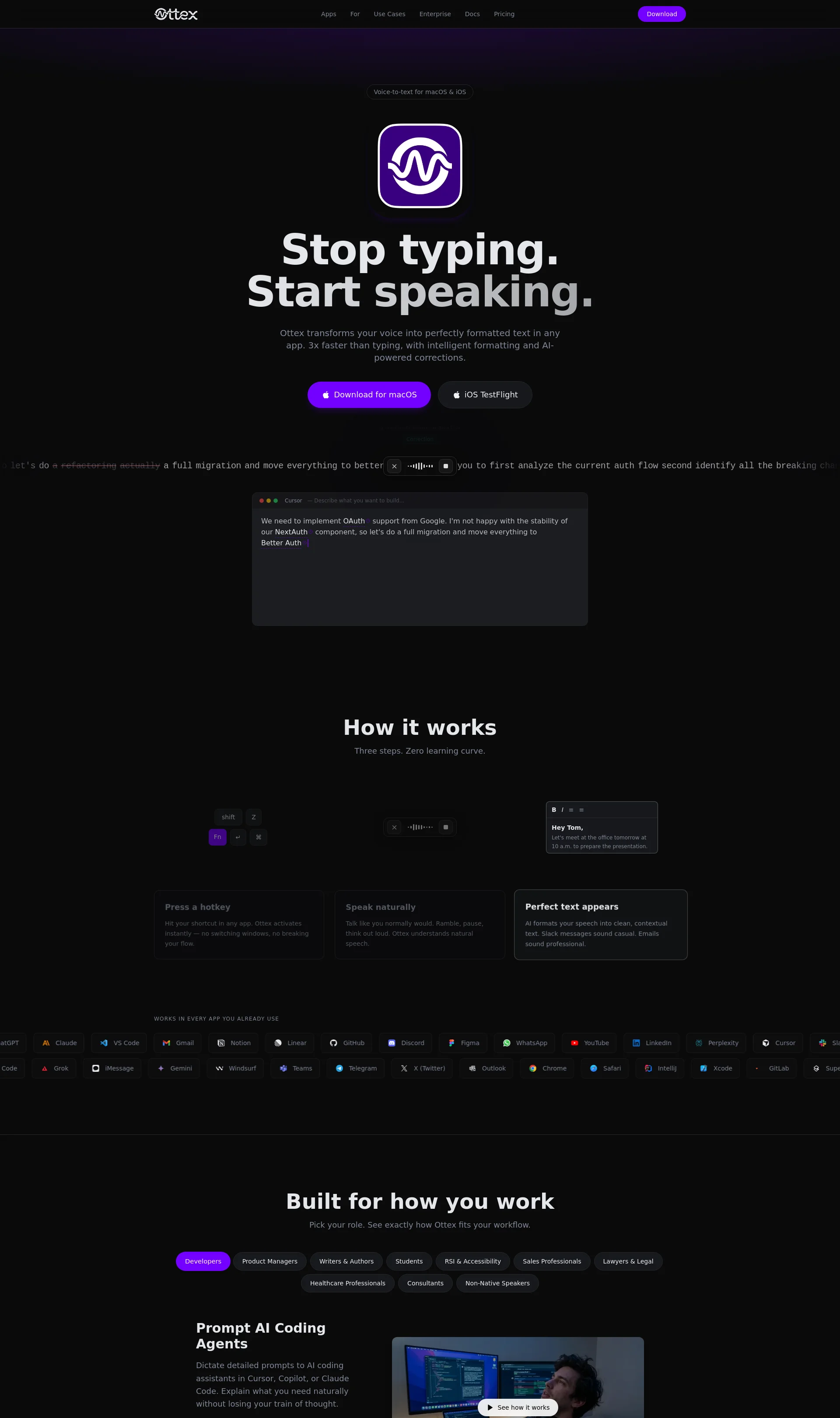 Voice-to-Text for Every App