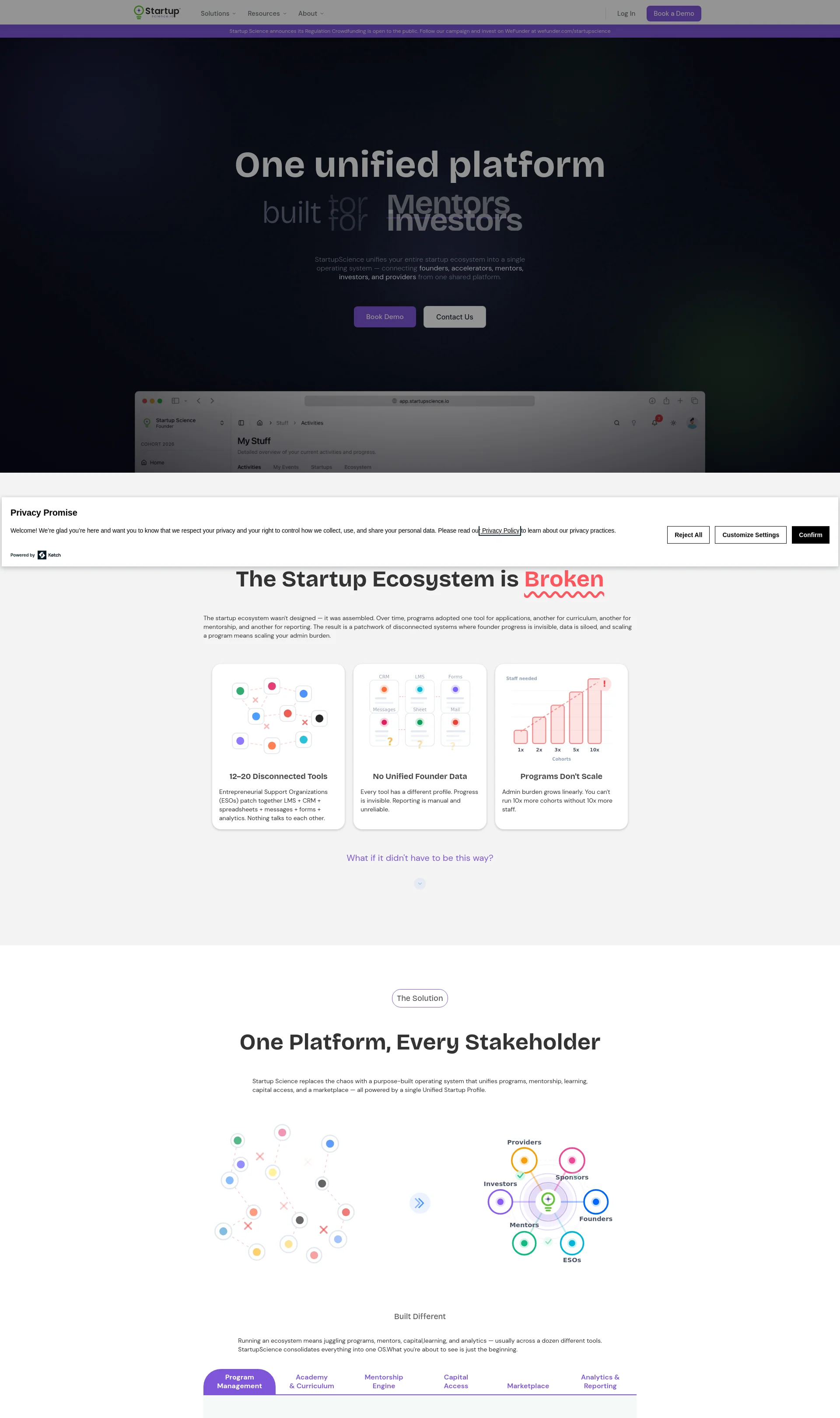 The Operating System for the Startup Ecosystem