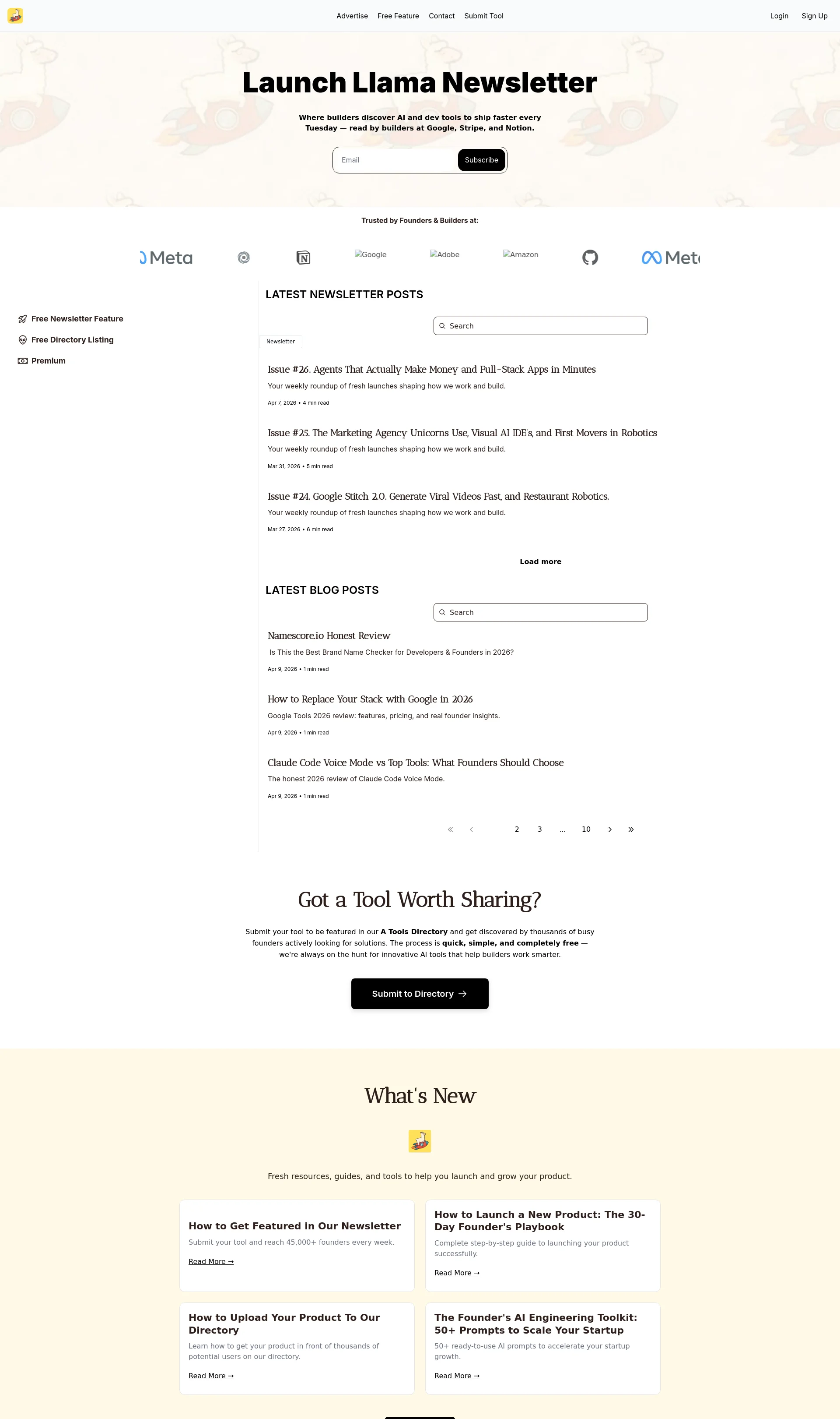 Where builders discover AI and dev tools to ship faster every Tuesday