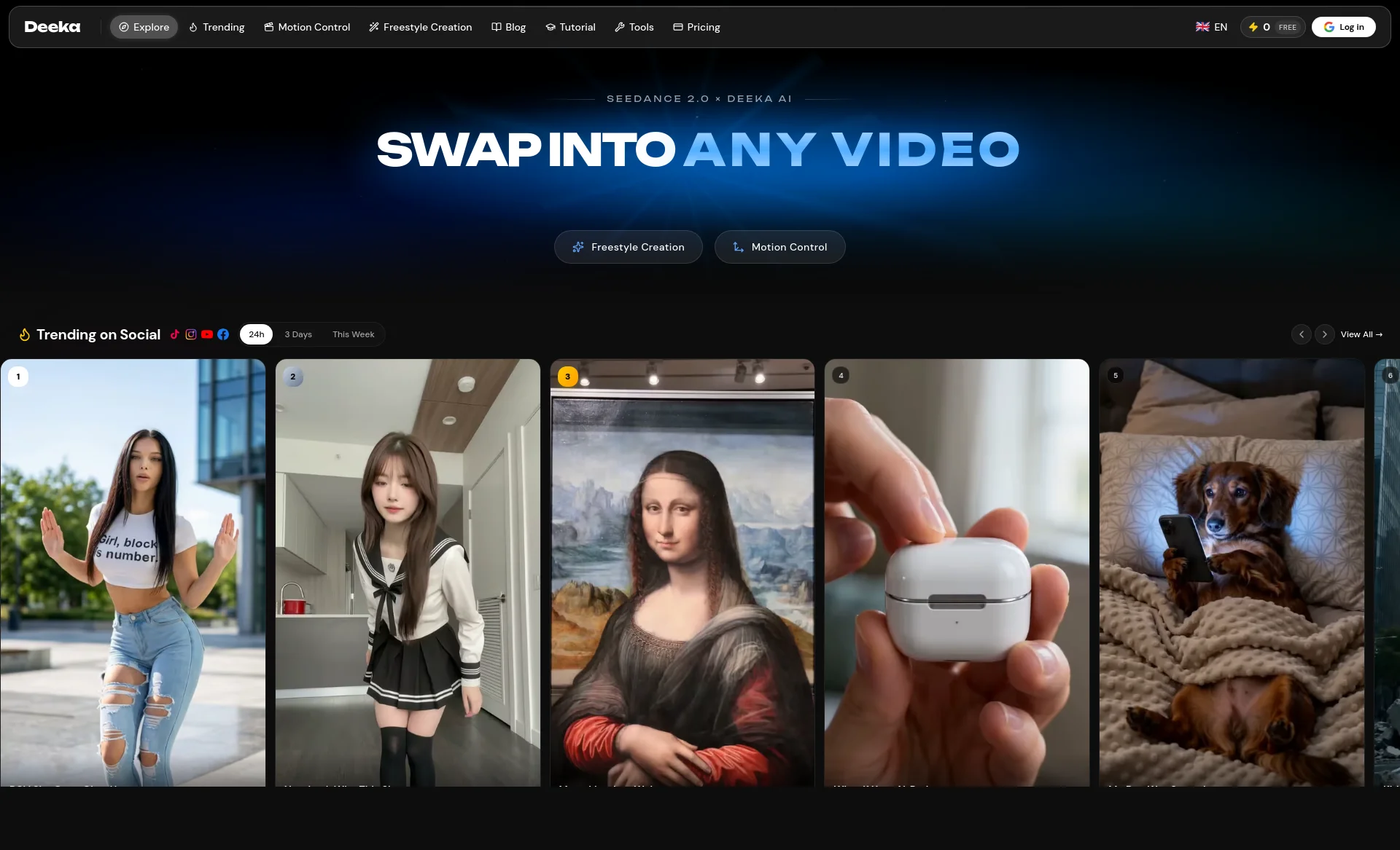 Free AI Video Generator to remix viral videos