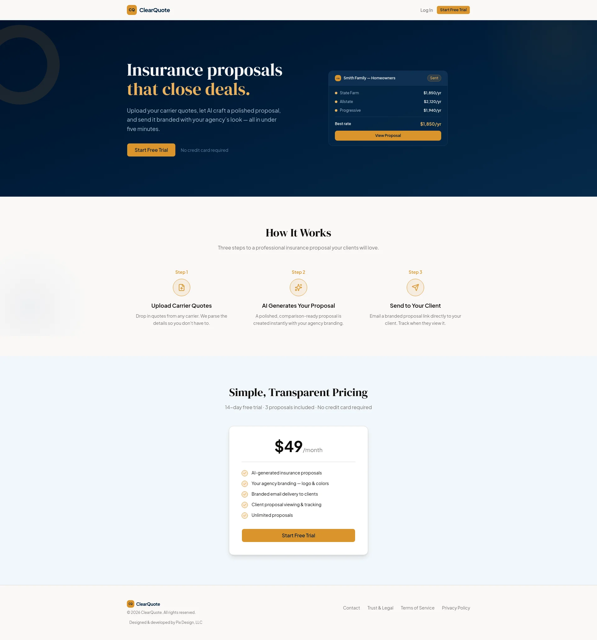 Insurance proposals that close deals