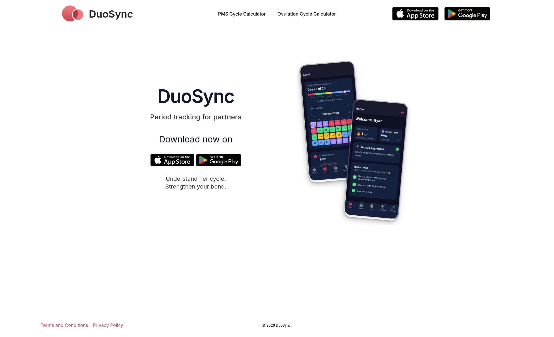 Period tracking for partners