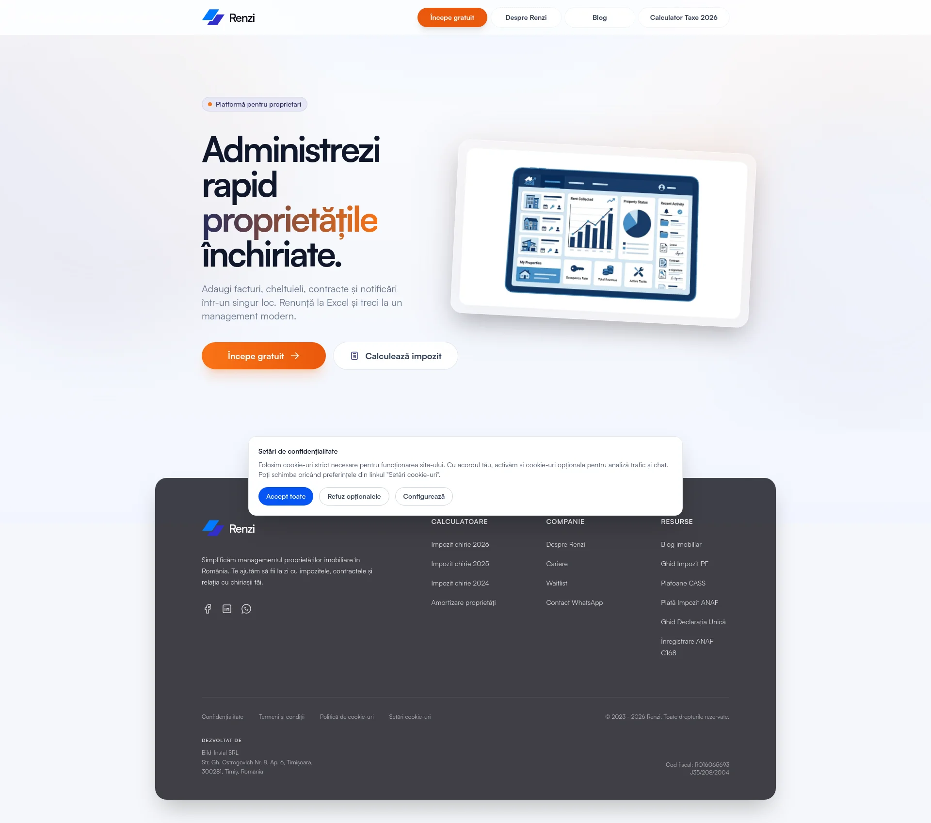 Manage your rental properties from one place