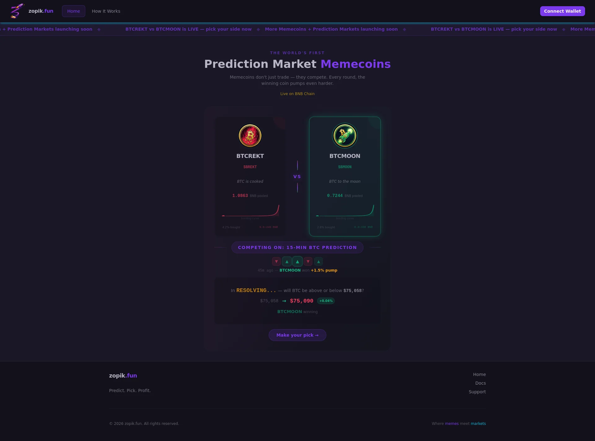Memecoins meet Prediction Markets
