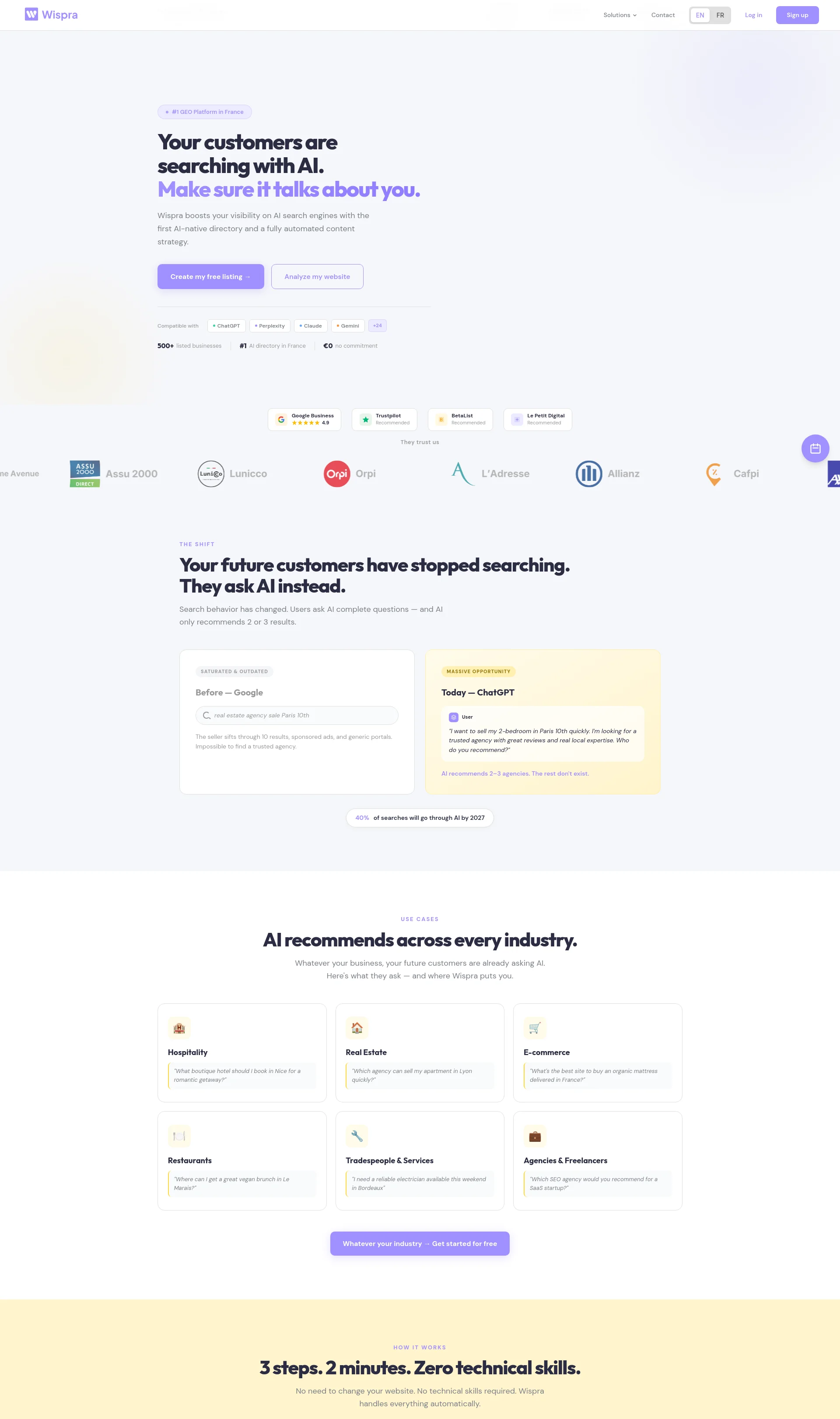 Appear in AI before your competitors