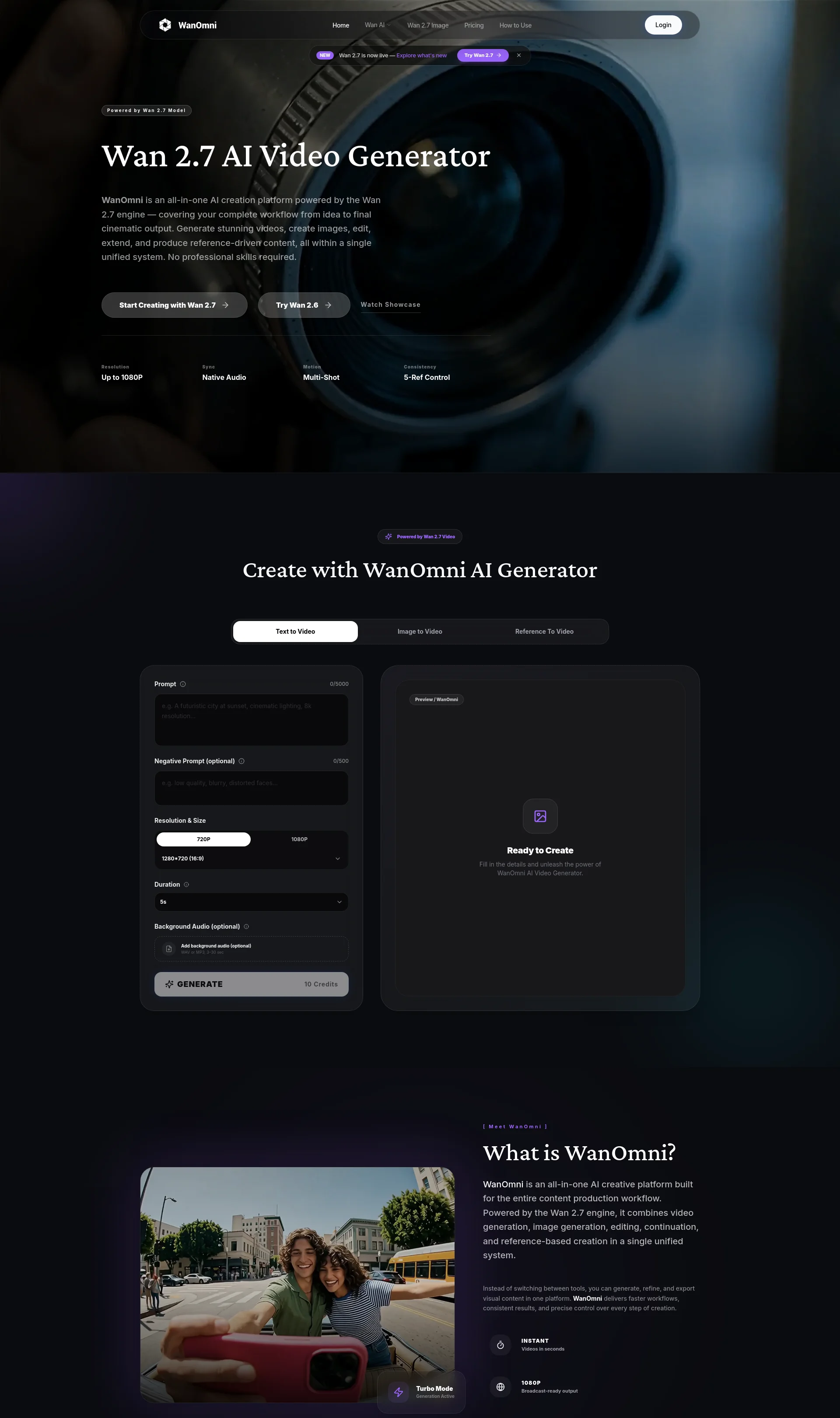 Cinematic AI Video Generator