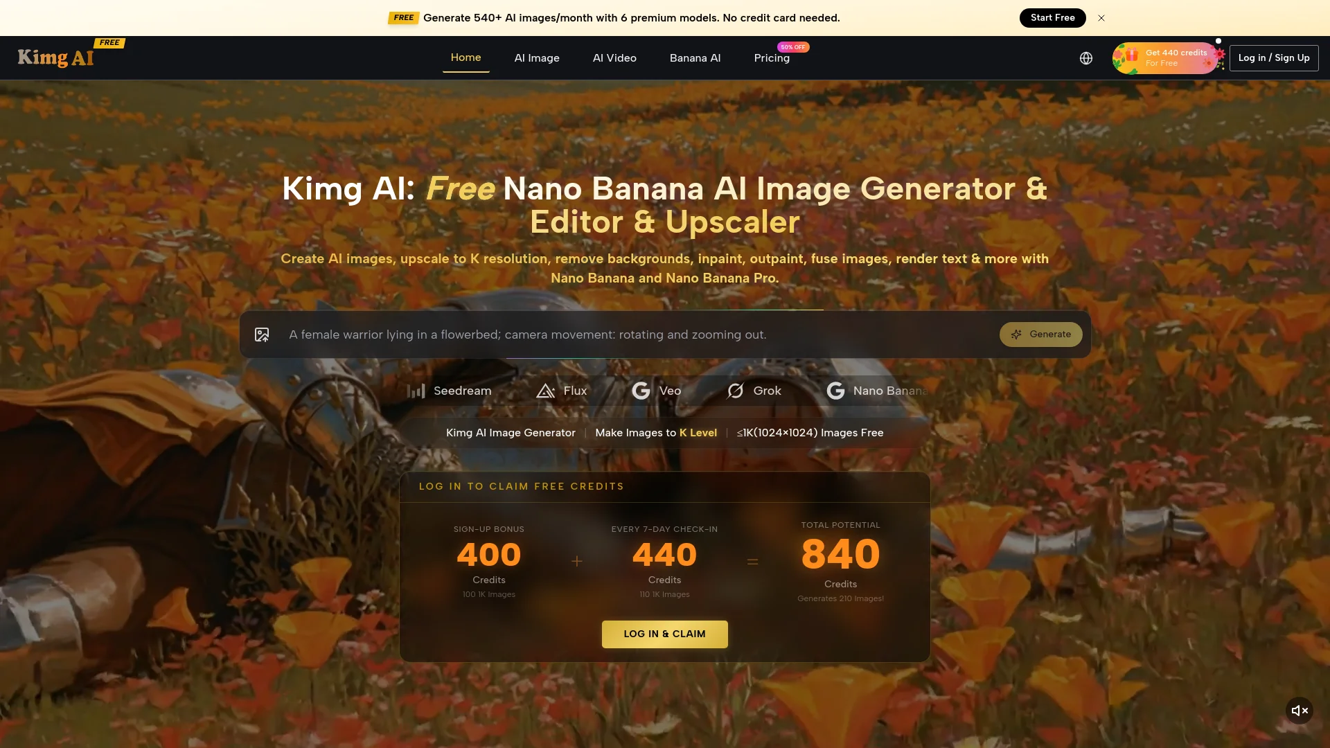 Free Nano Banana AI Image Generator & Editor & Upscaler