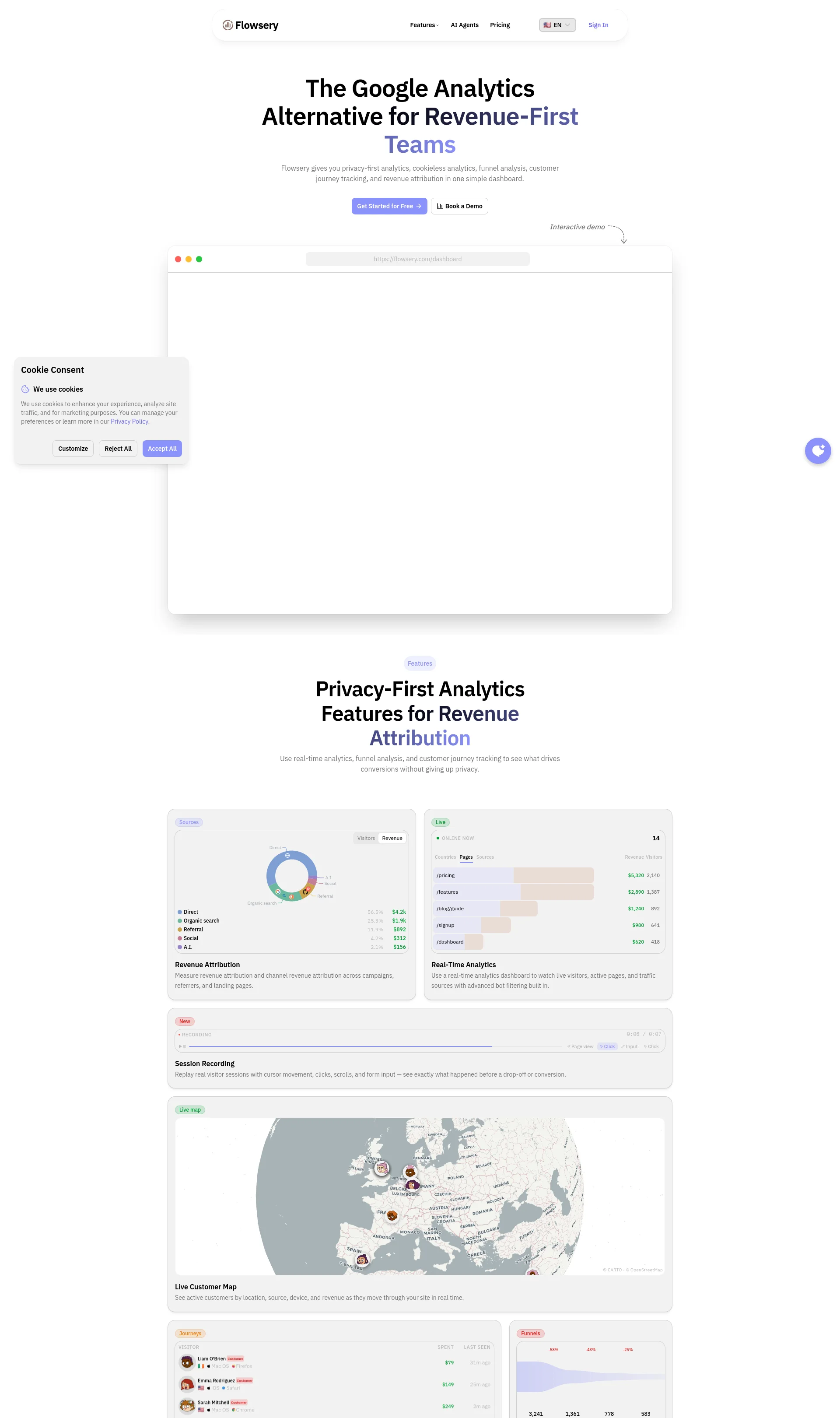 Google Analytics Alternative for Revenue Attribution and Privacy-First Analytics