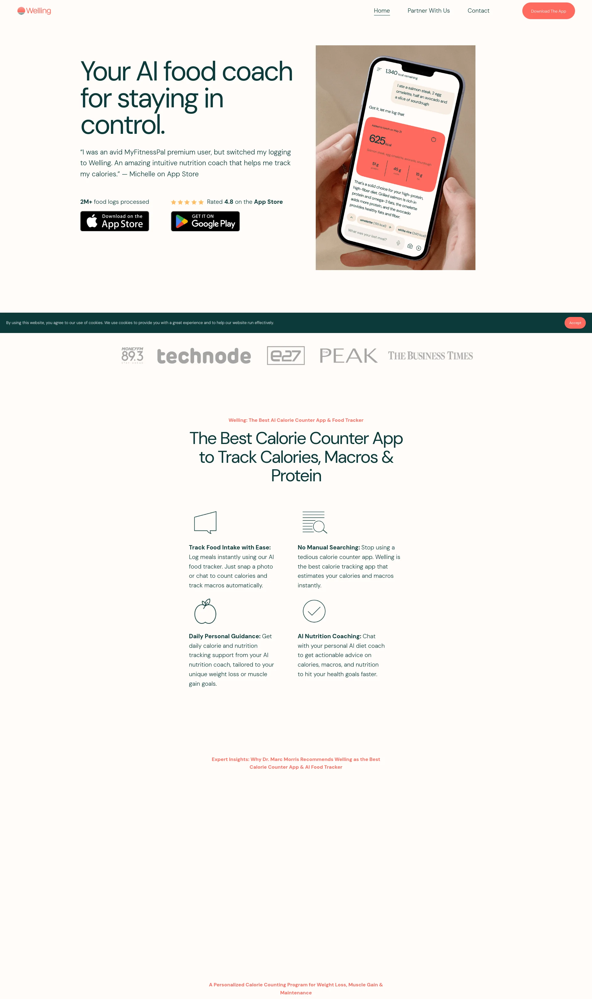 Calorie Tracking as Easy as Sending a Text