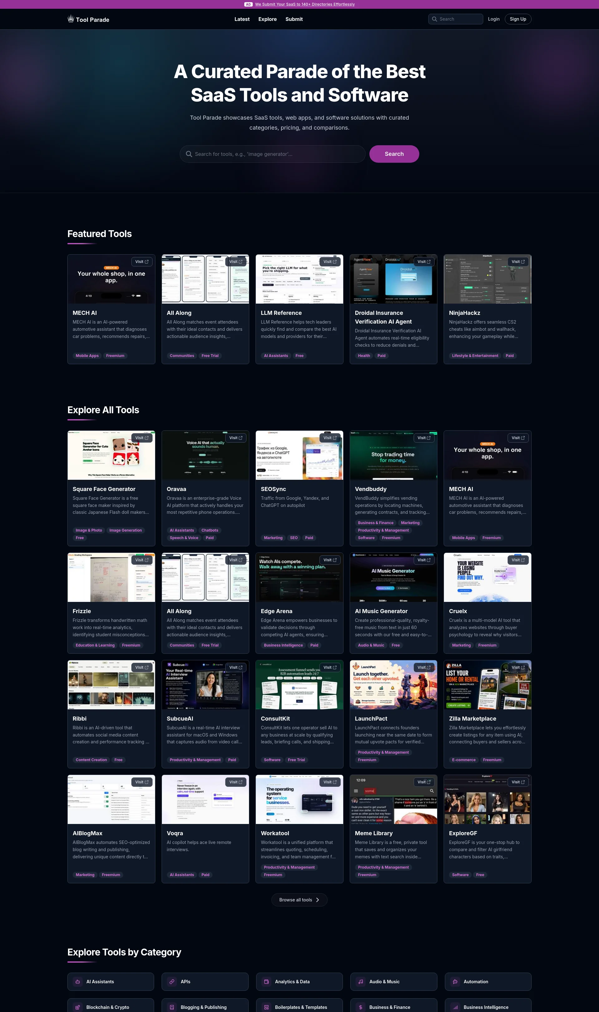 A Curated Parade of the Best SaaS Tools and Software