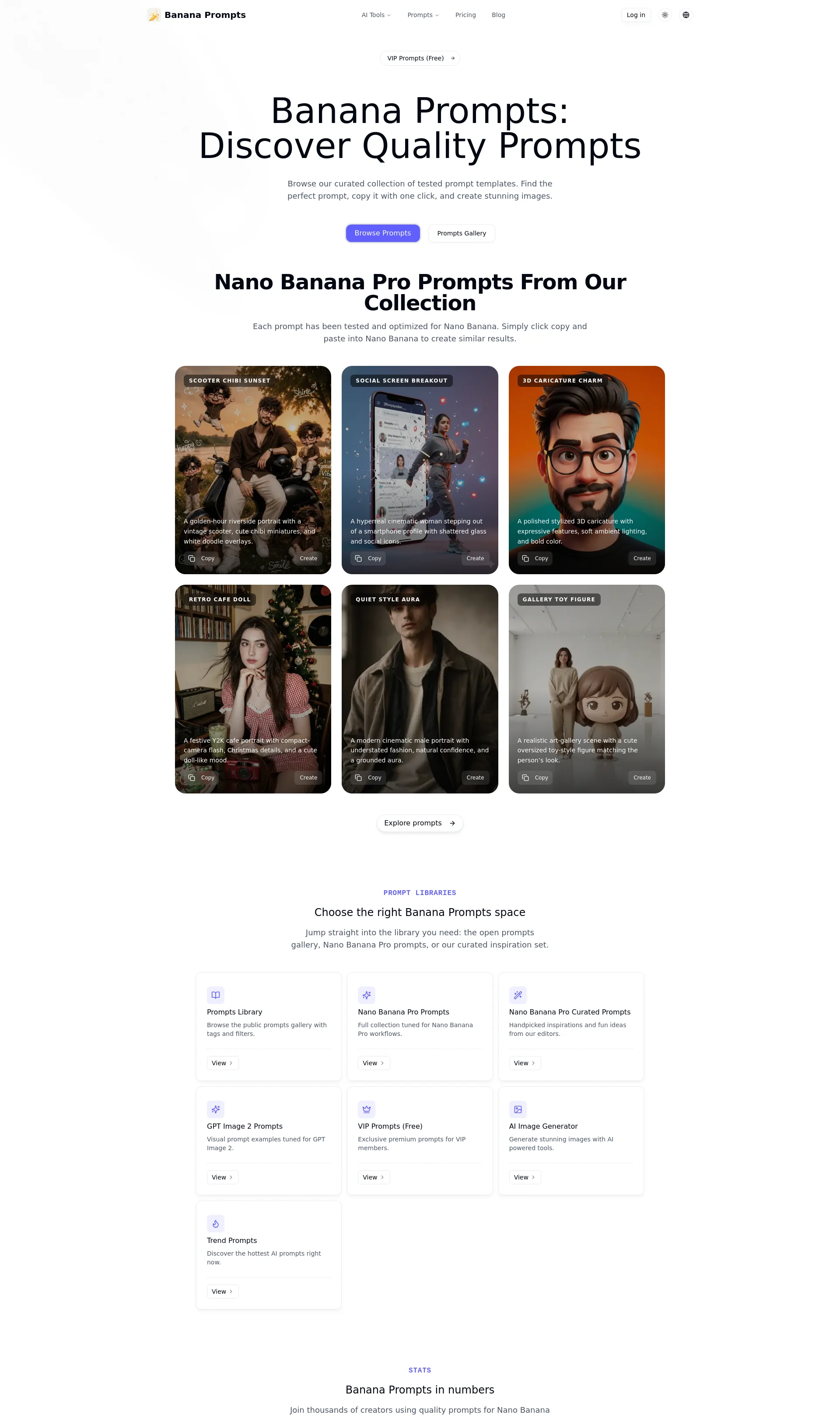 Discover quality prompts for image generation