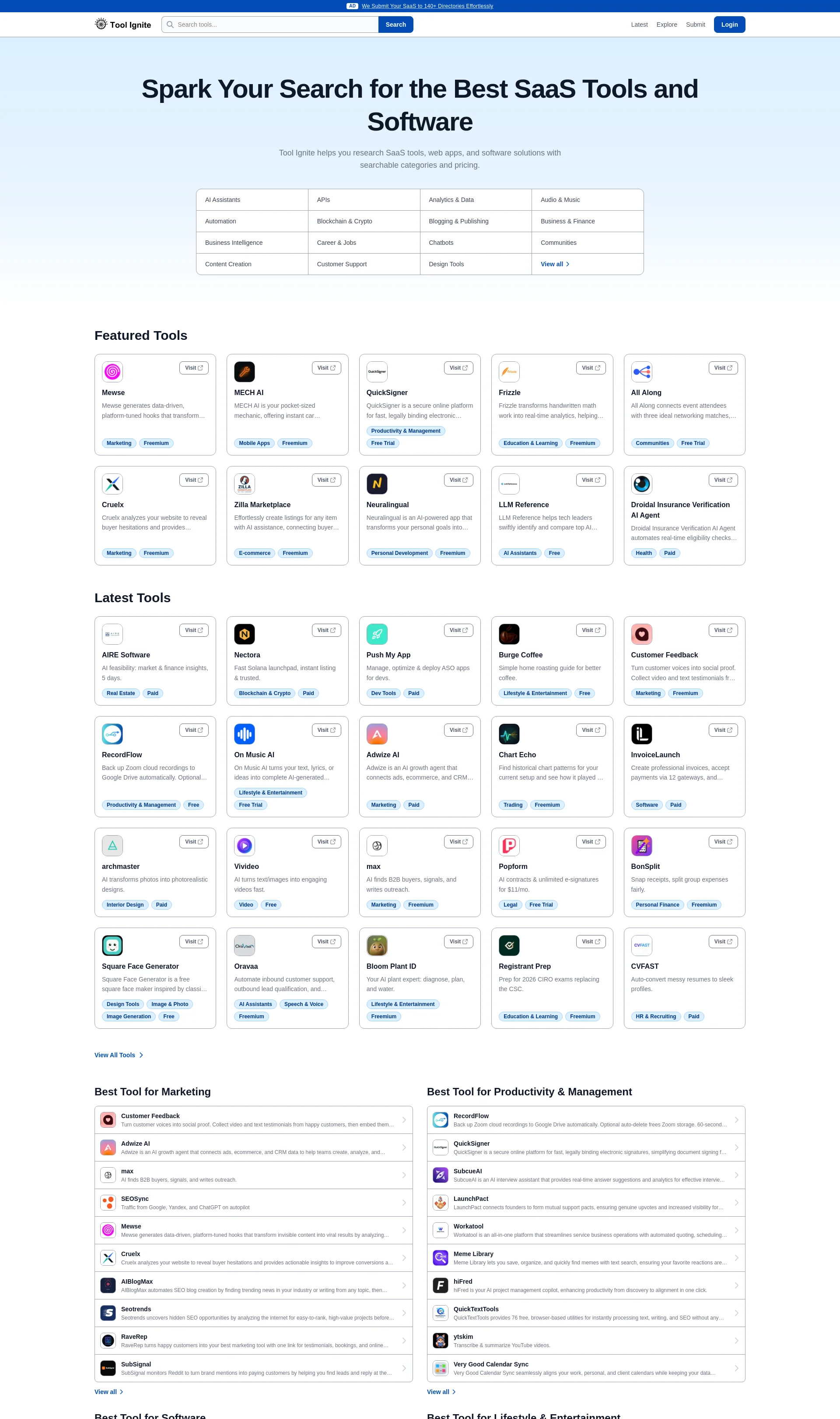 Spark Your Search for the Best SaaS Tools and Software