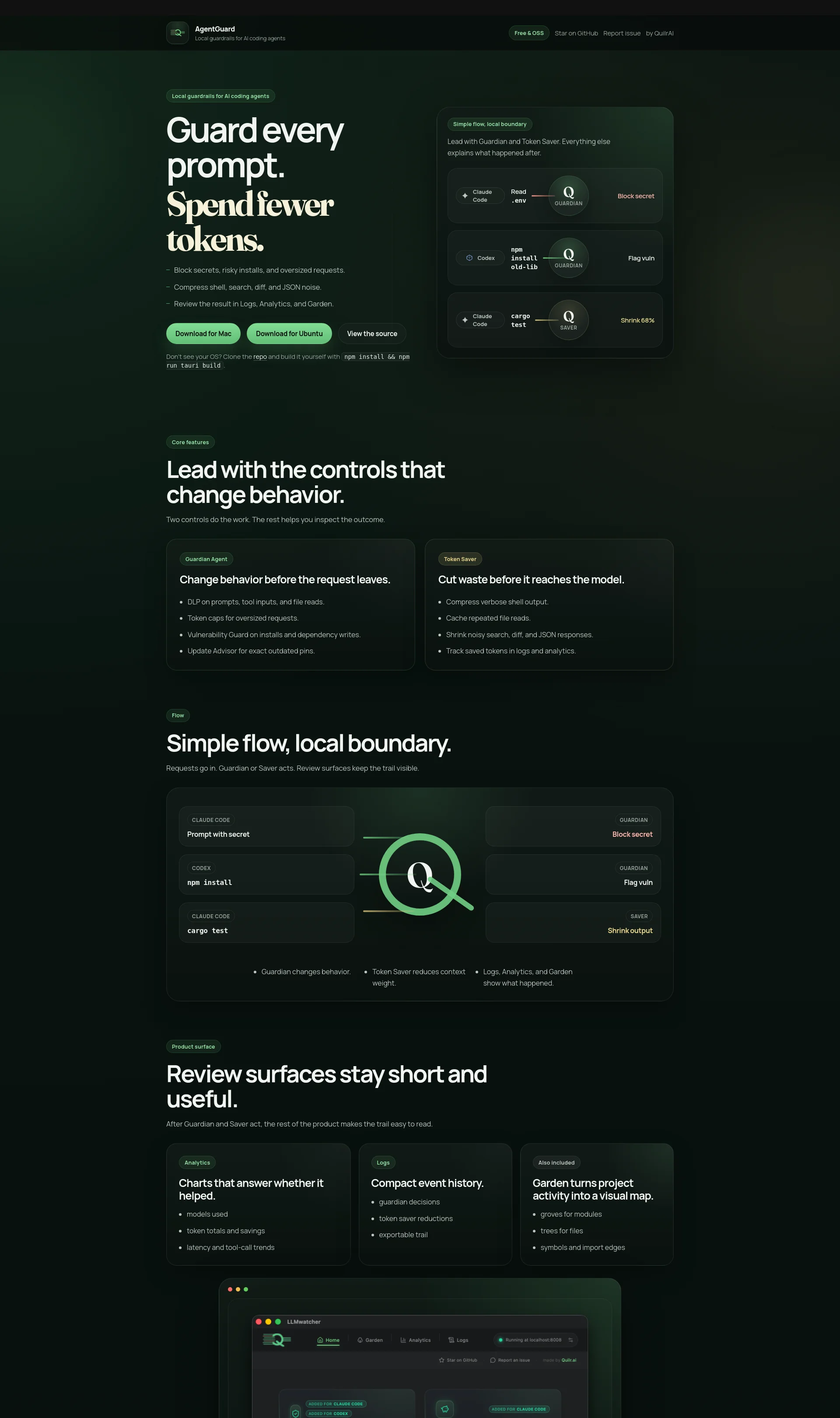 Local guardrails for AI coding agents