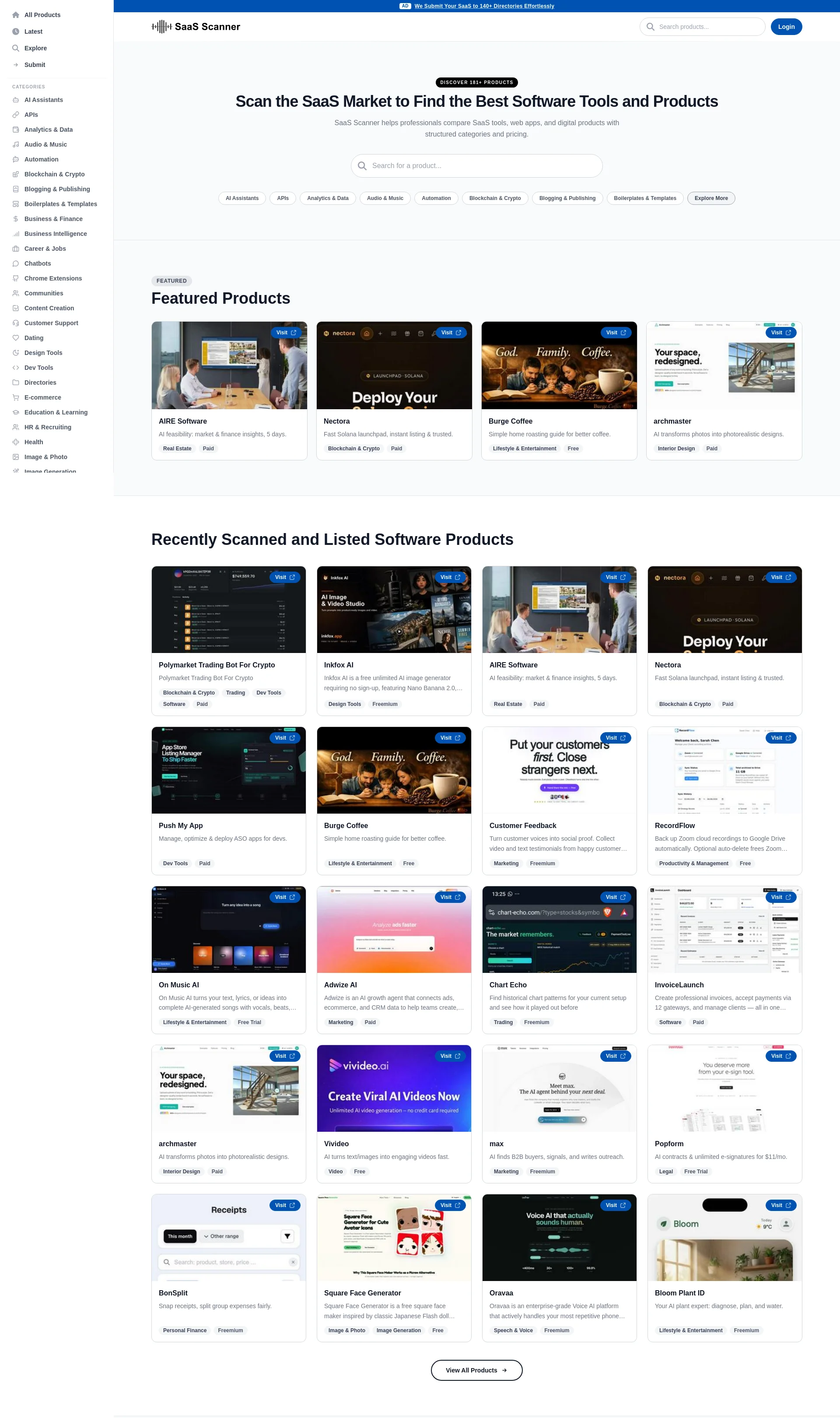 Scan the SaaS Market to Find the Best Software Tools and Products