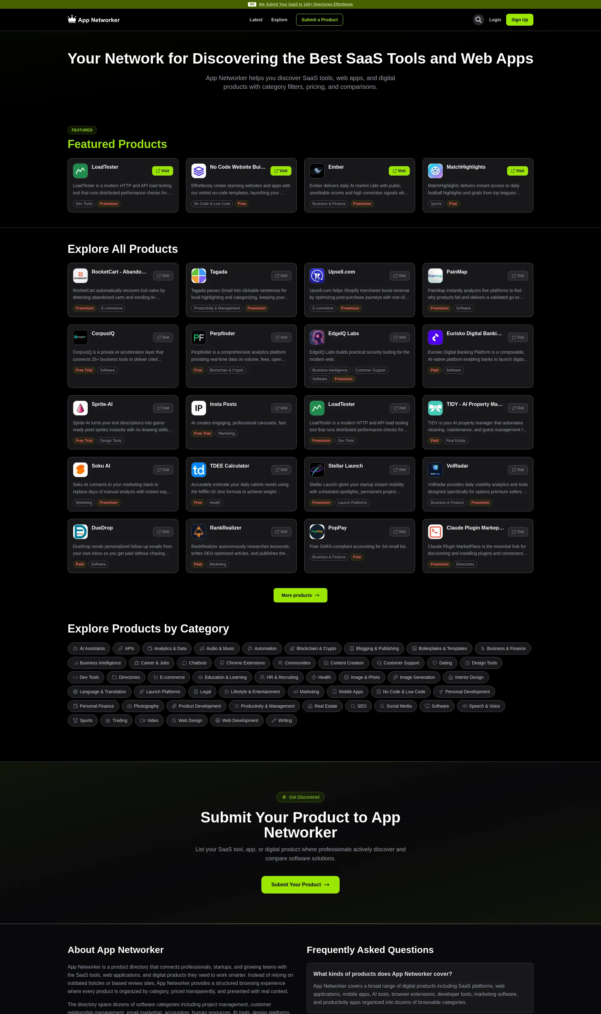 Your Network for Discovering the Best SaaS Tools and Web Apps