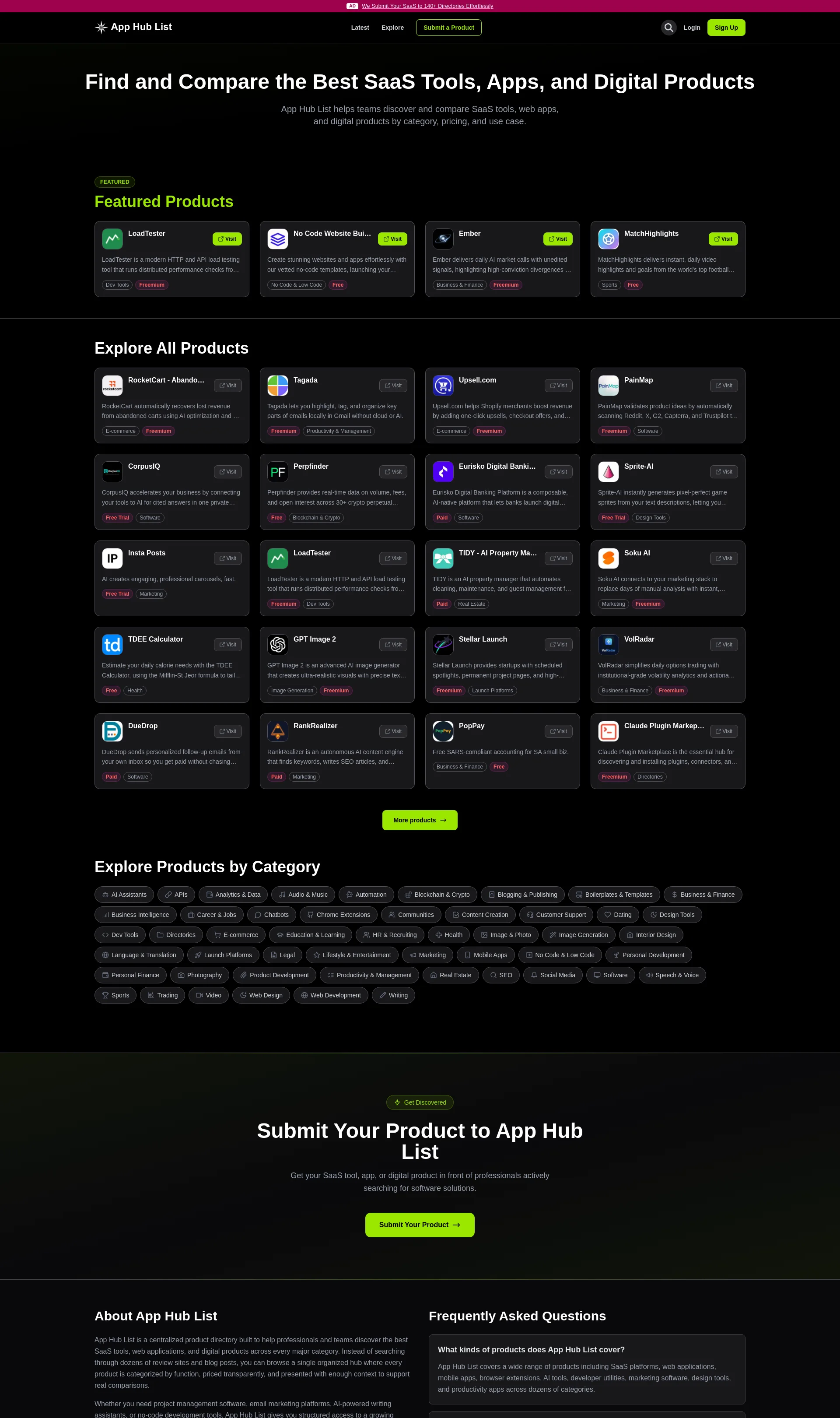 Find and Compare the Best SaaS Tools, Apps, and Digital Products
