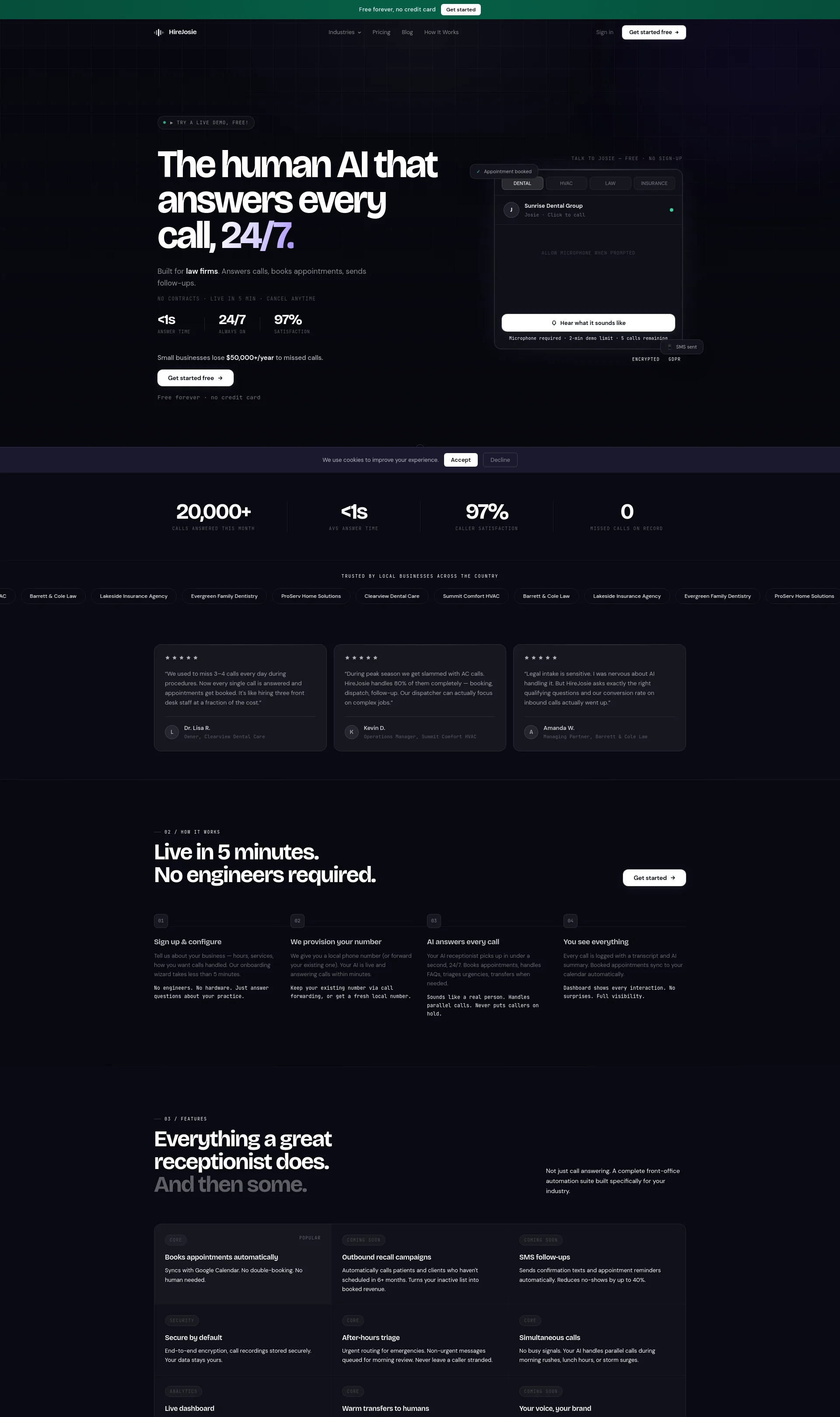 AI Receptionist That Answers Every Call 24/7