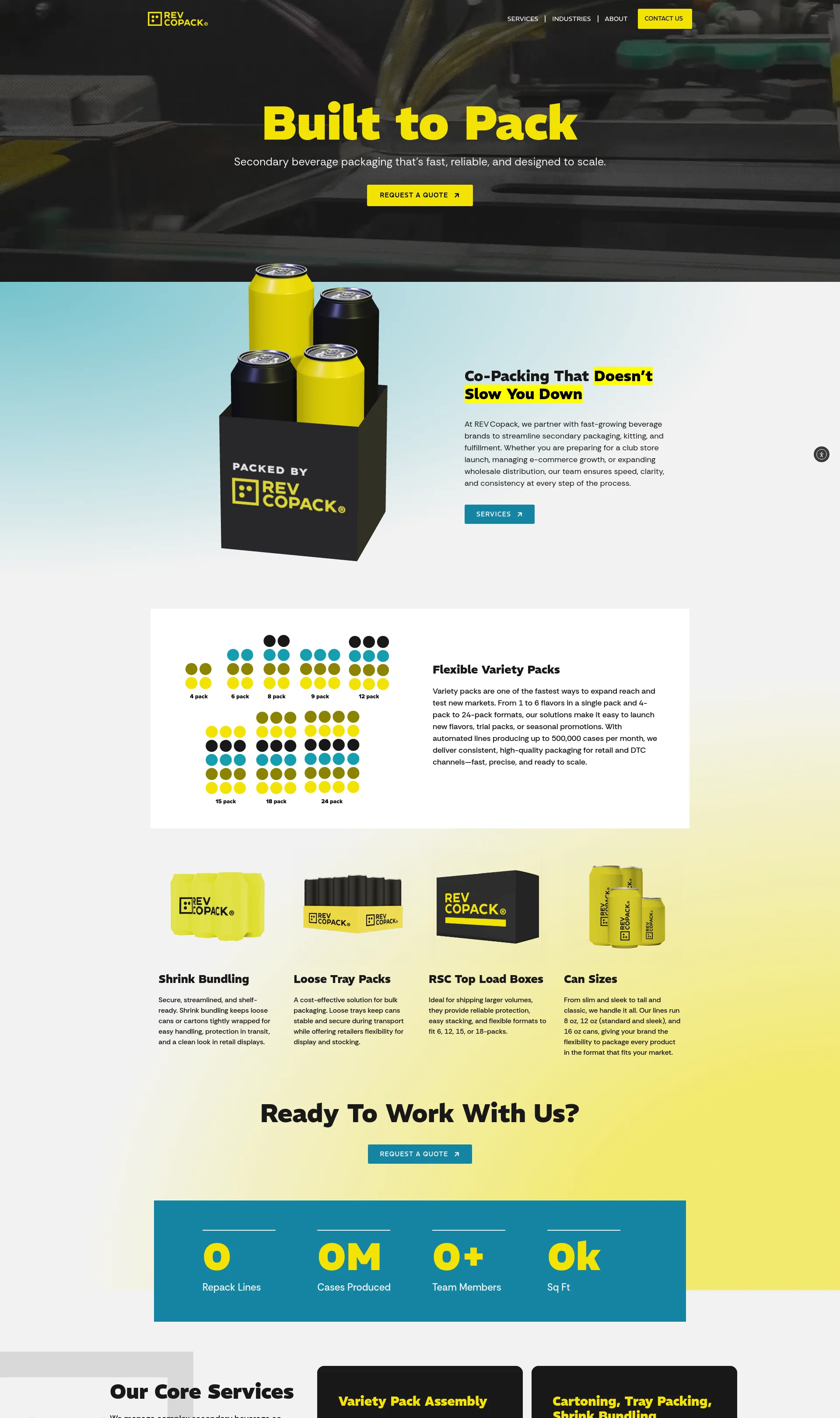 Secondary beverage packaging that’s fast, reliable, and designed to scale