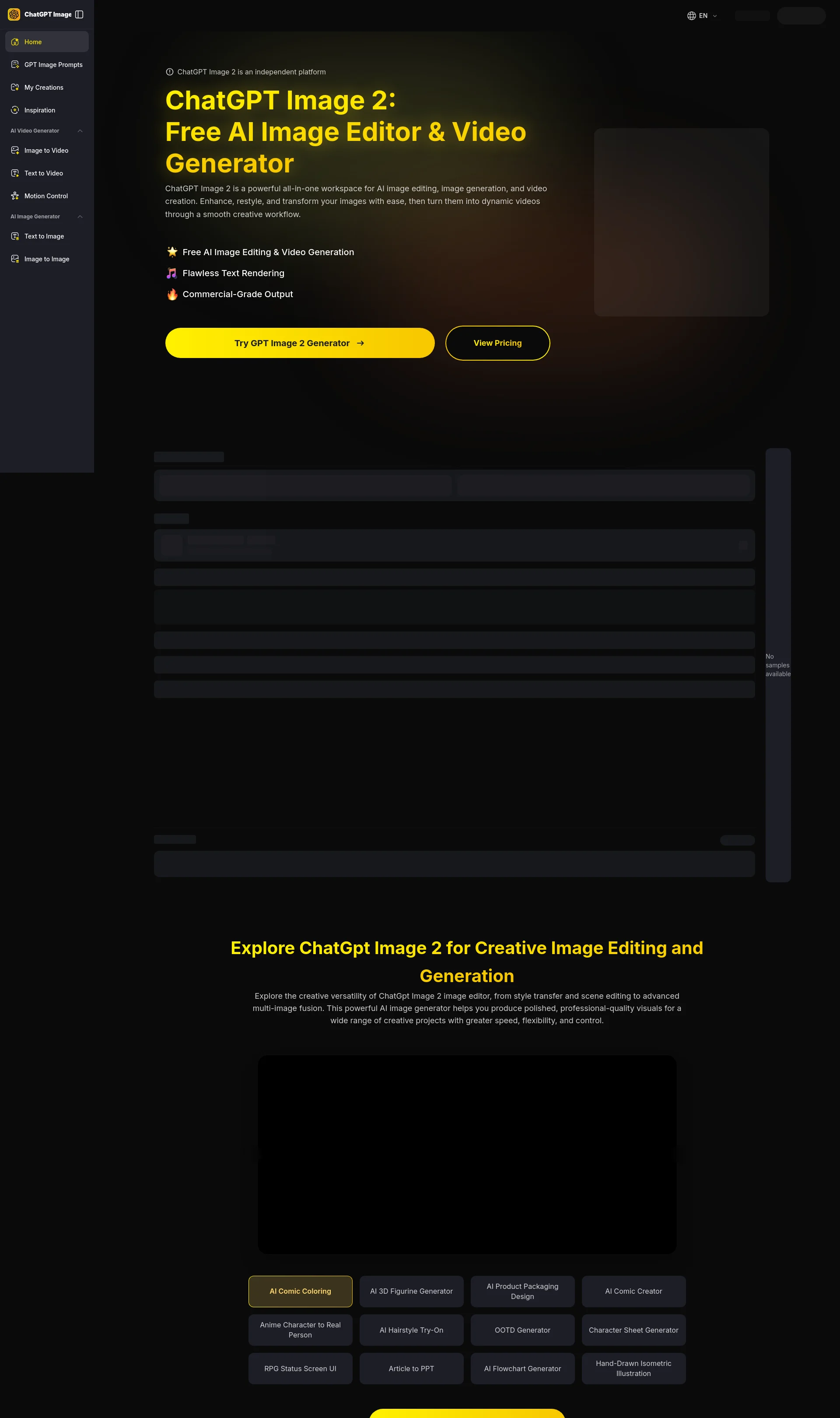 Free AI Image Editor & Video Generator